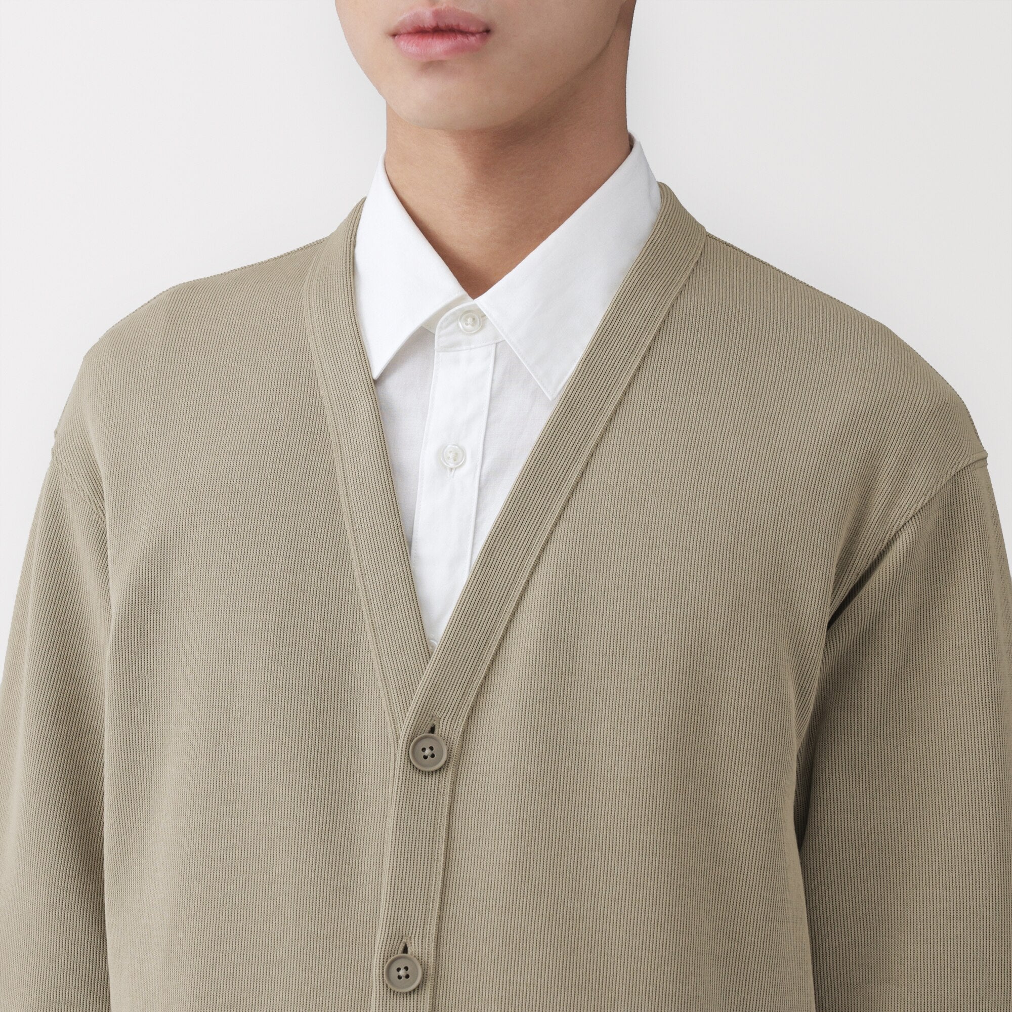 Double Knit V-Neck Cardigan - Image 25