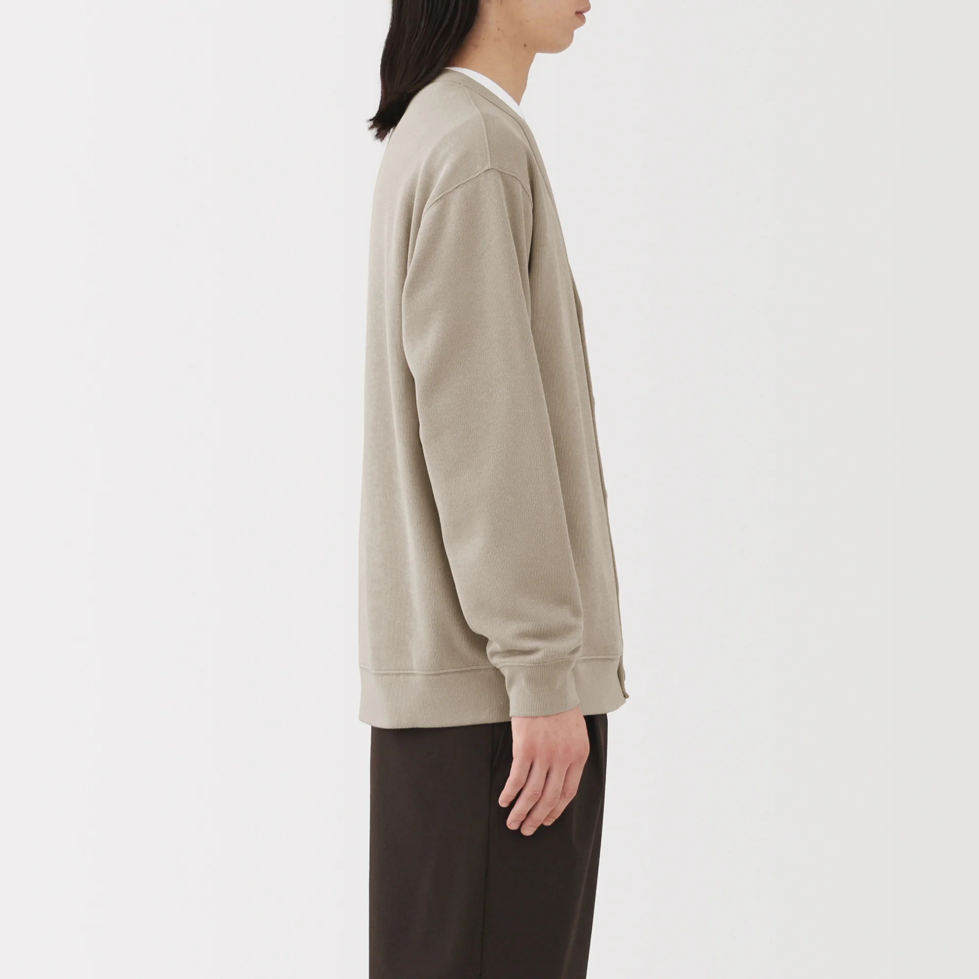 Double Knitted V-Neck Cardigan - Image 25