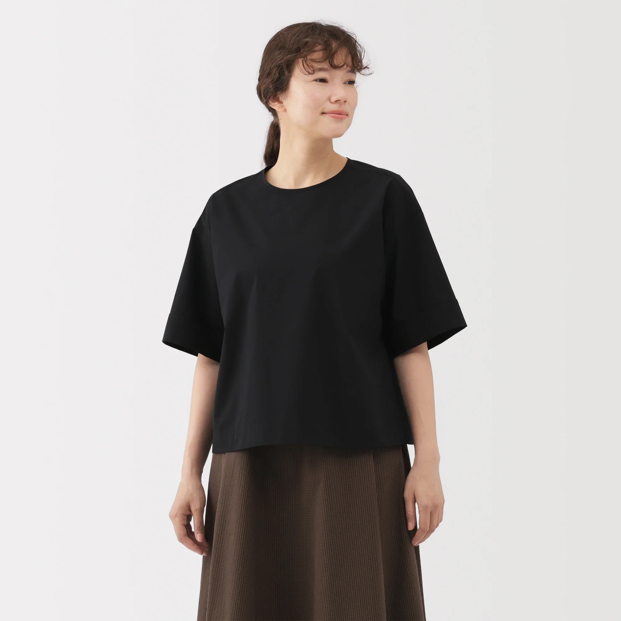 Broadcloth Half Sleeve Blouse - Image 12