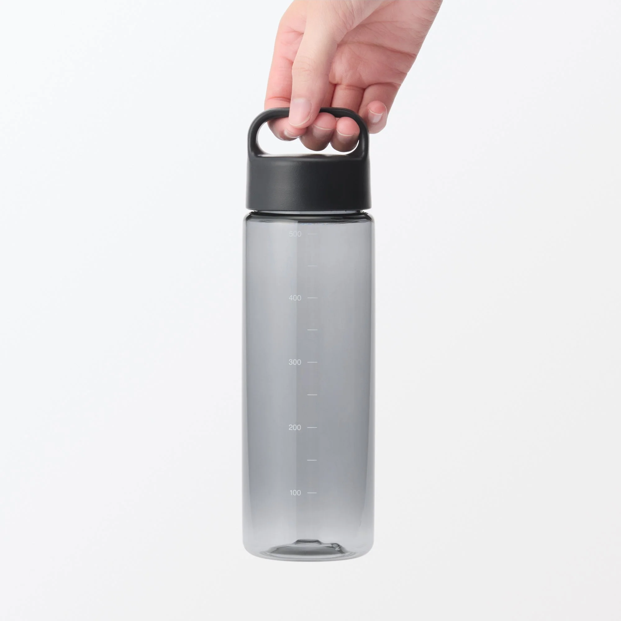 Easy-to-Carry Water Bottle With Scale - Black (16.9 fl oz) - Image 6