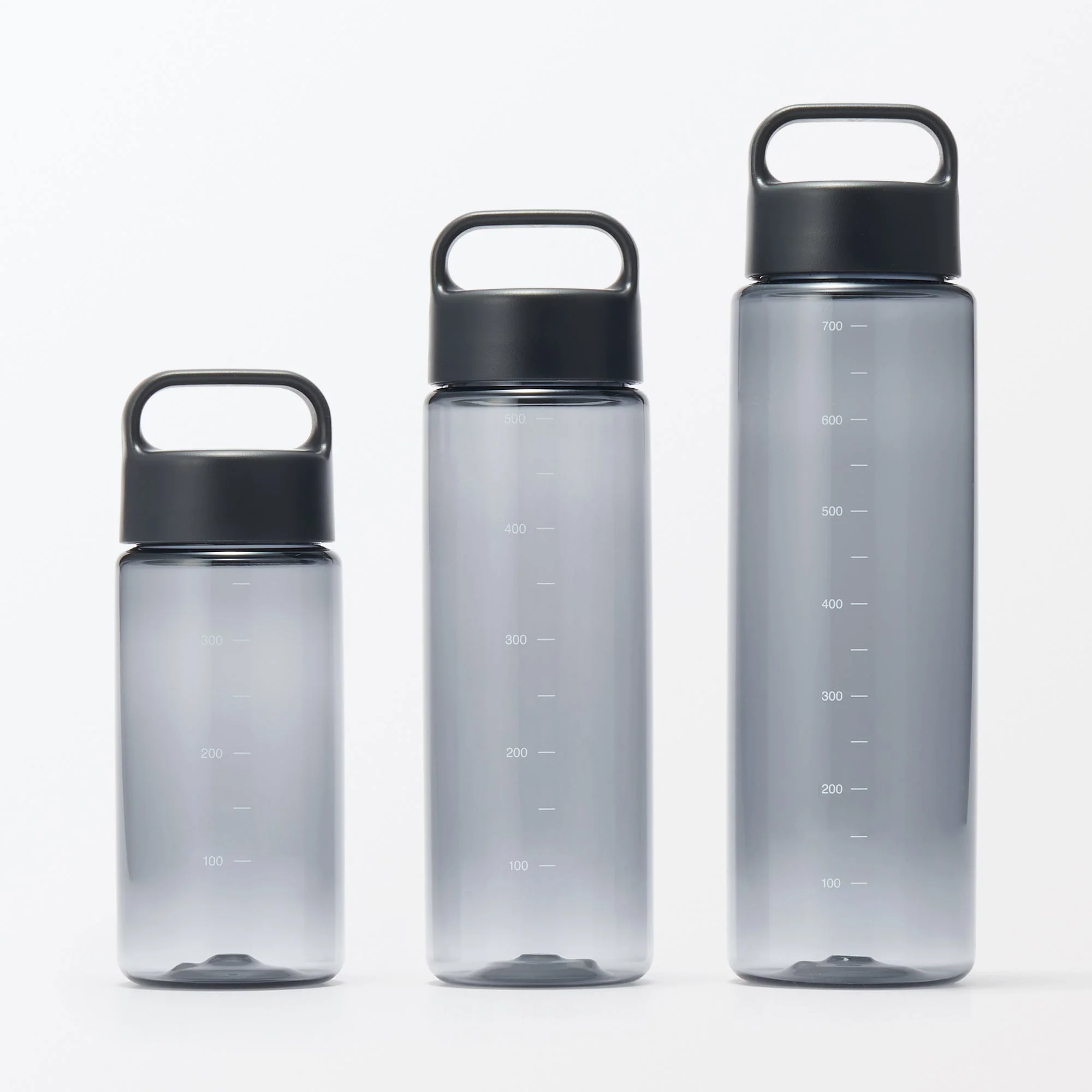 Easy-to-Carry Water Bottle With Scale - Black (16.9 fl oz) - Image 7