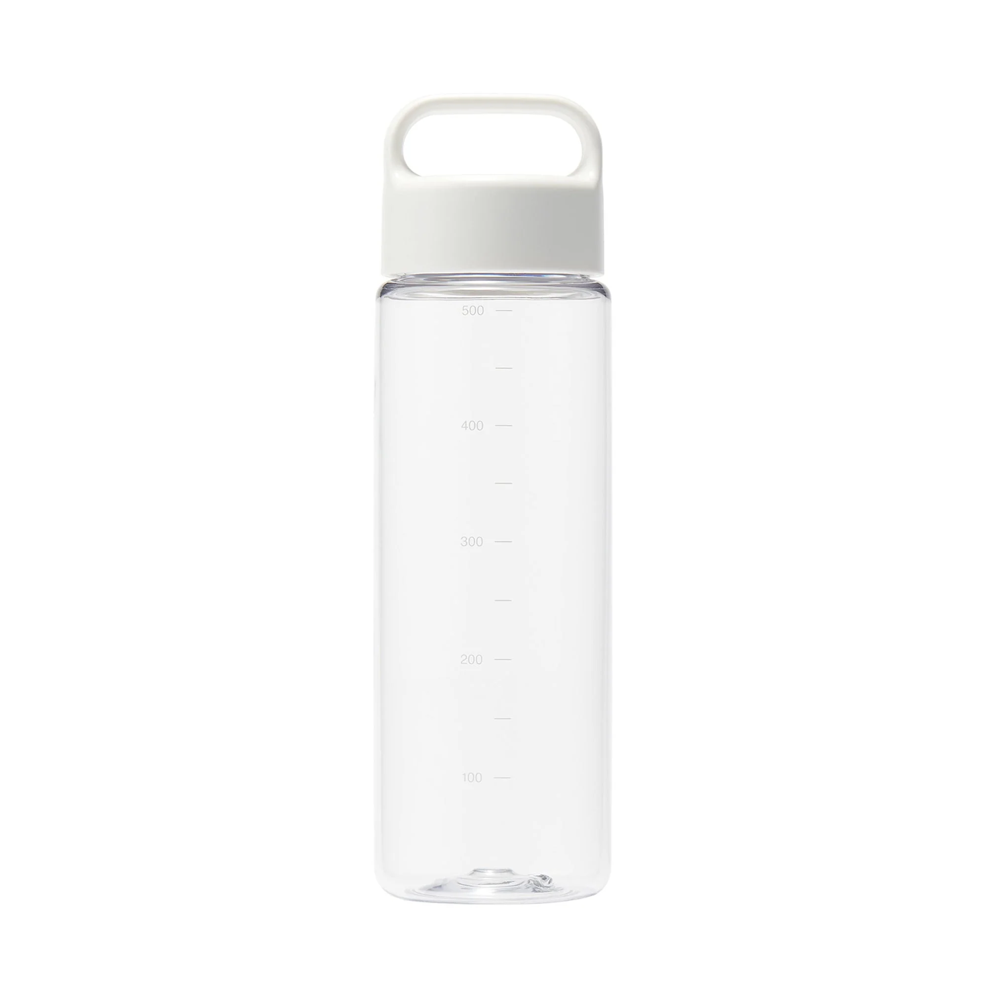 Easy-to-Carry Water Bottle With Scale - White (16.9 fl oz)
