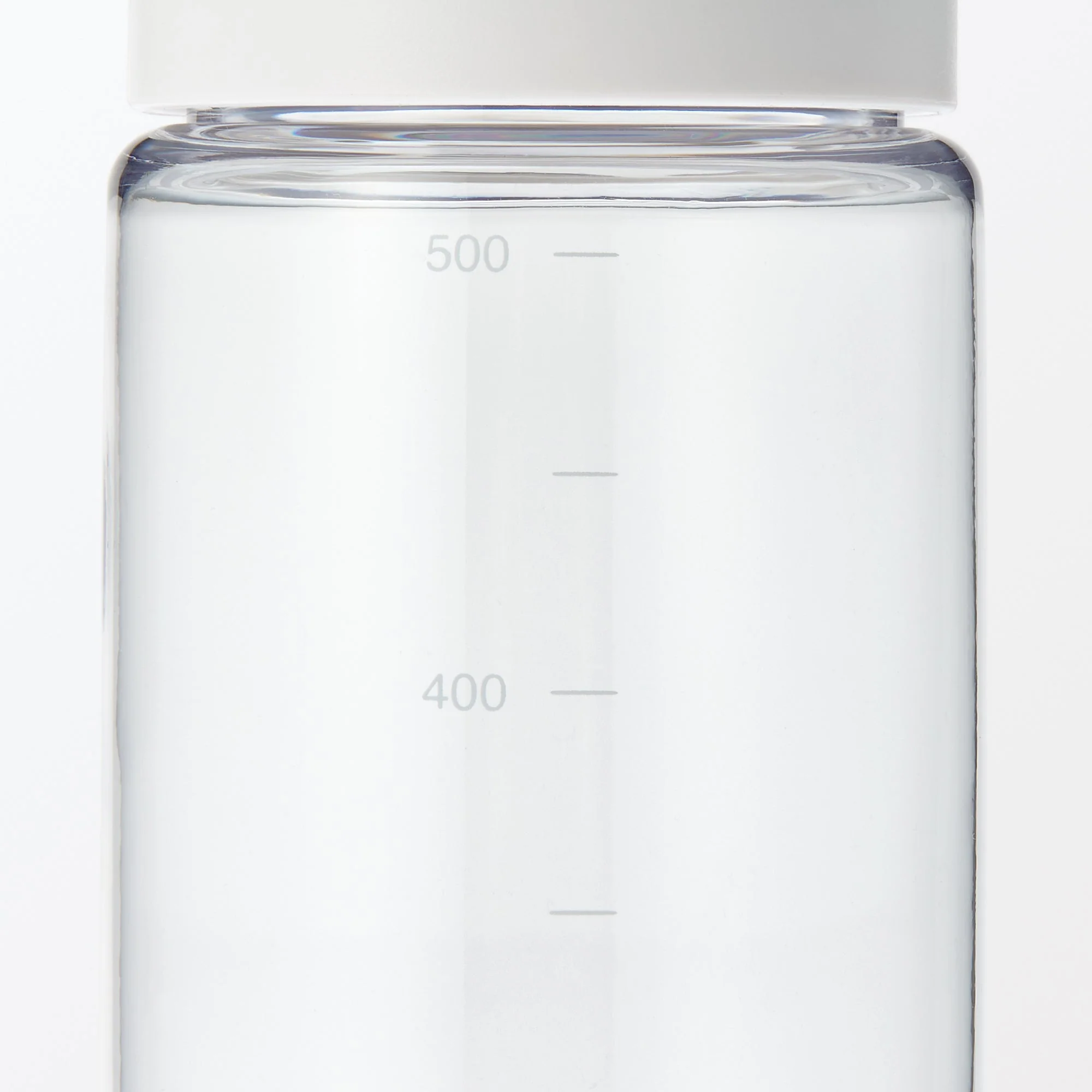 Easy-to-Carry Water Bottle With Scale - White (16.9 fl oz) - Image 4