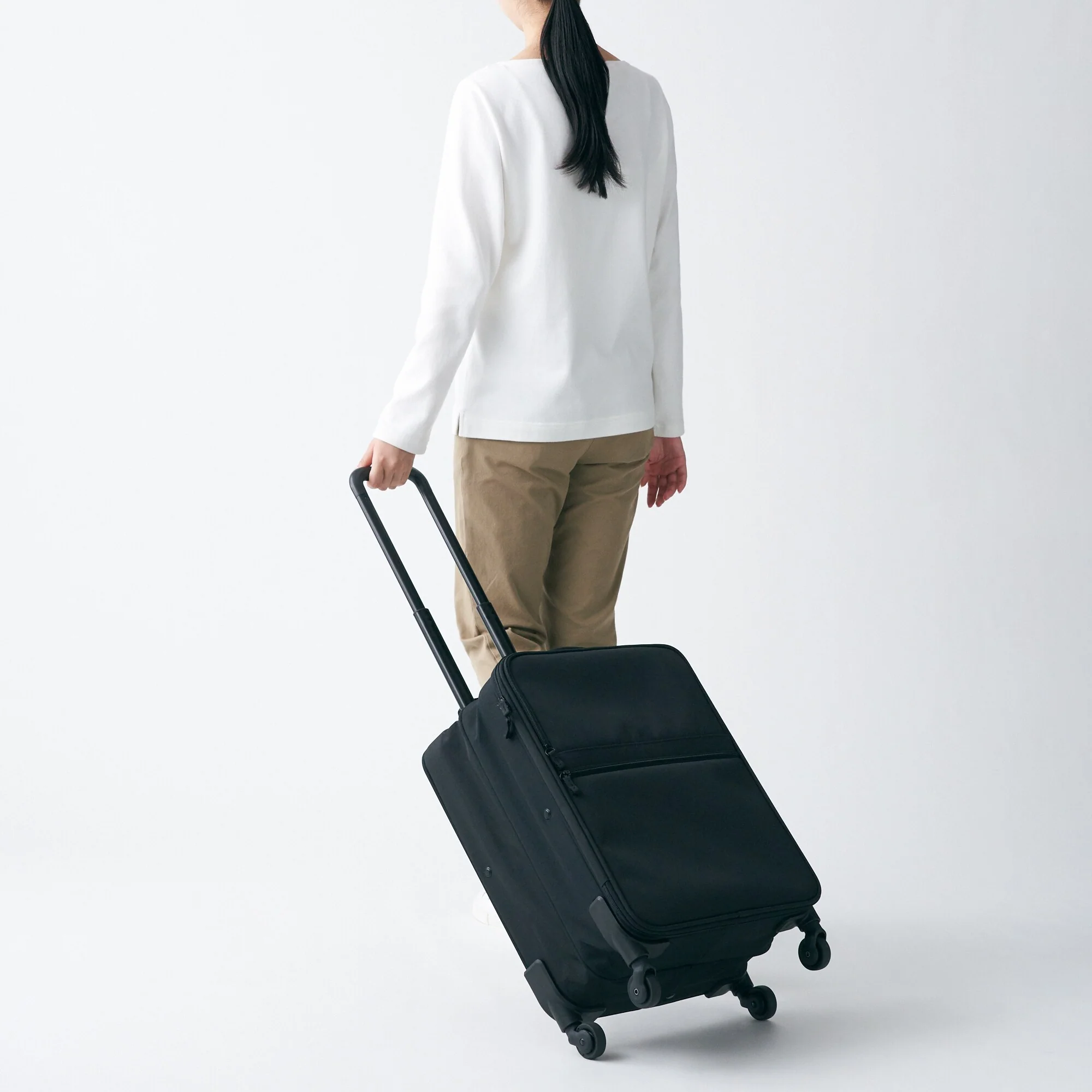 Easy To Store Soft Carry On Suitcase Small - Image 19