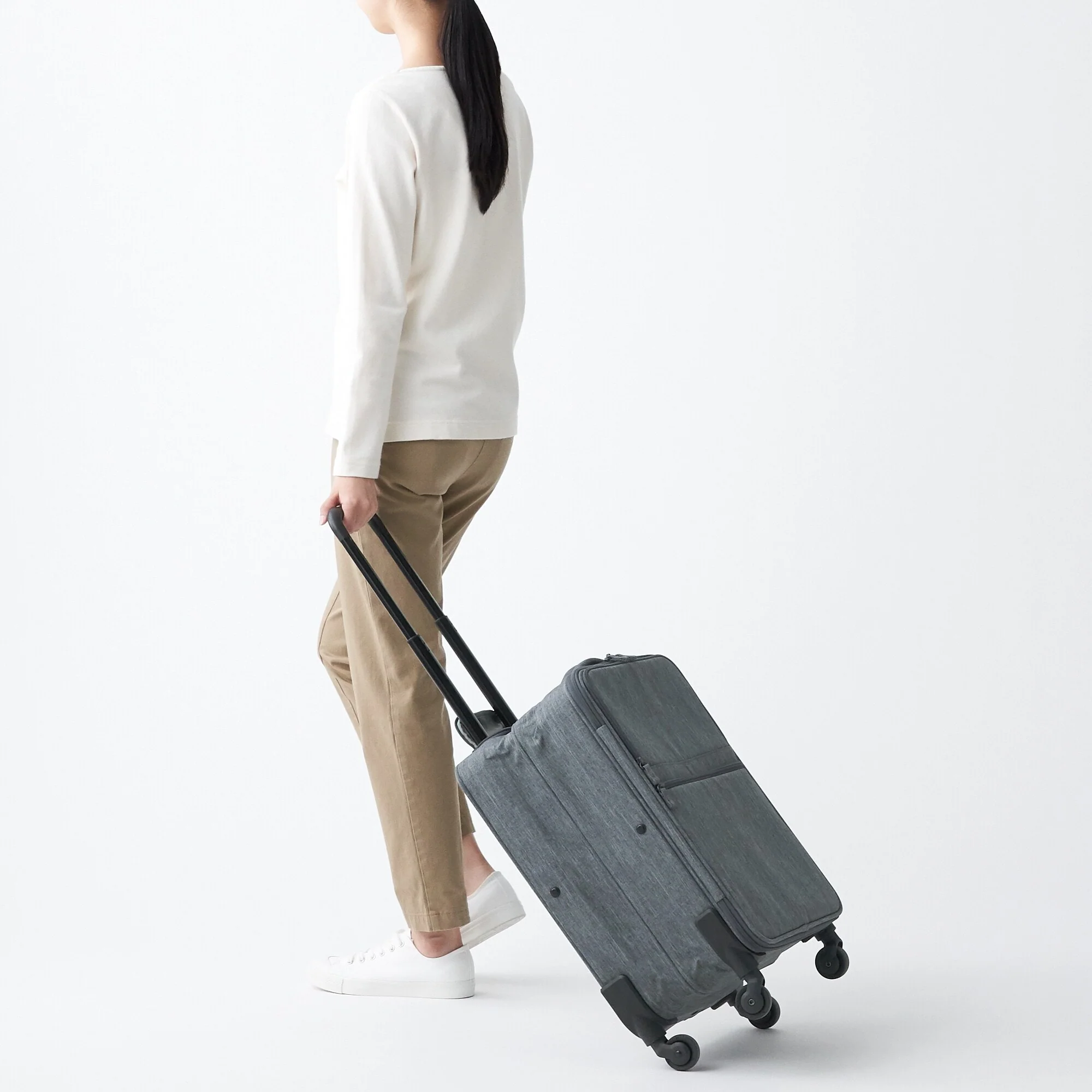 Easy To Store Soft Carry On Suitcase Small - Image 2