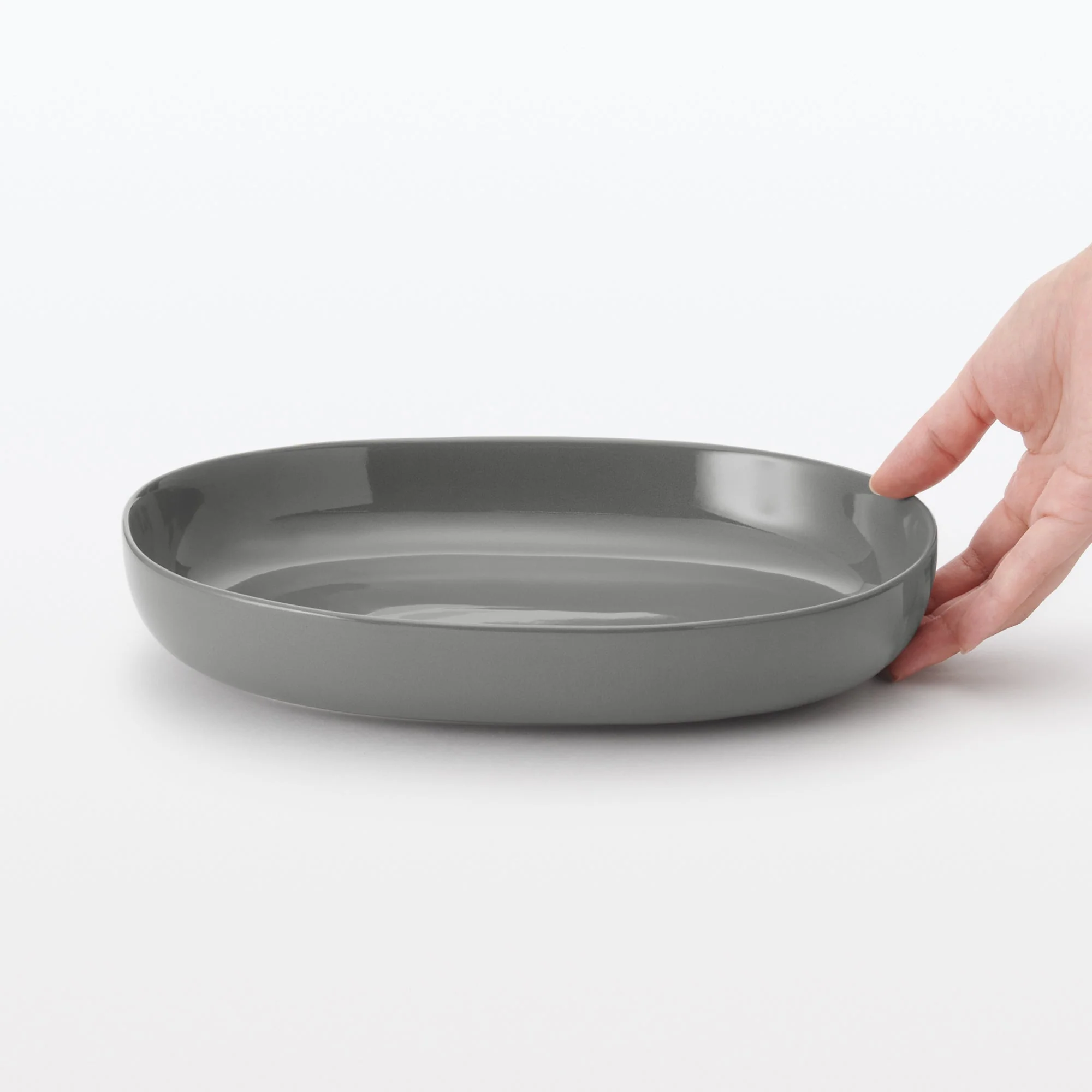 Everyday Tableware Oval Bowl - Gray - Image 6