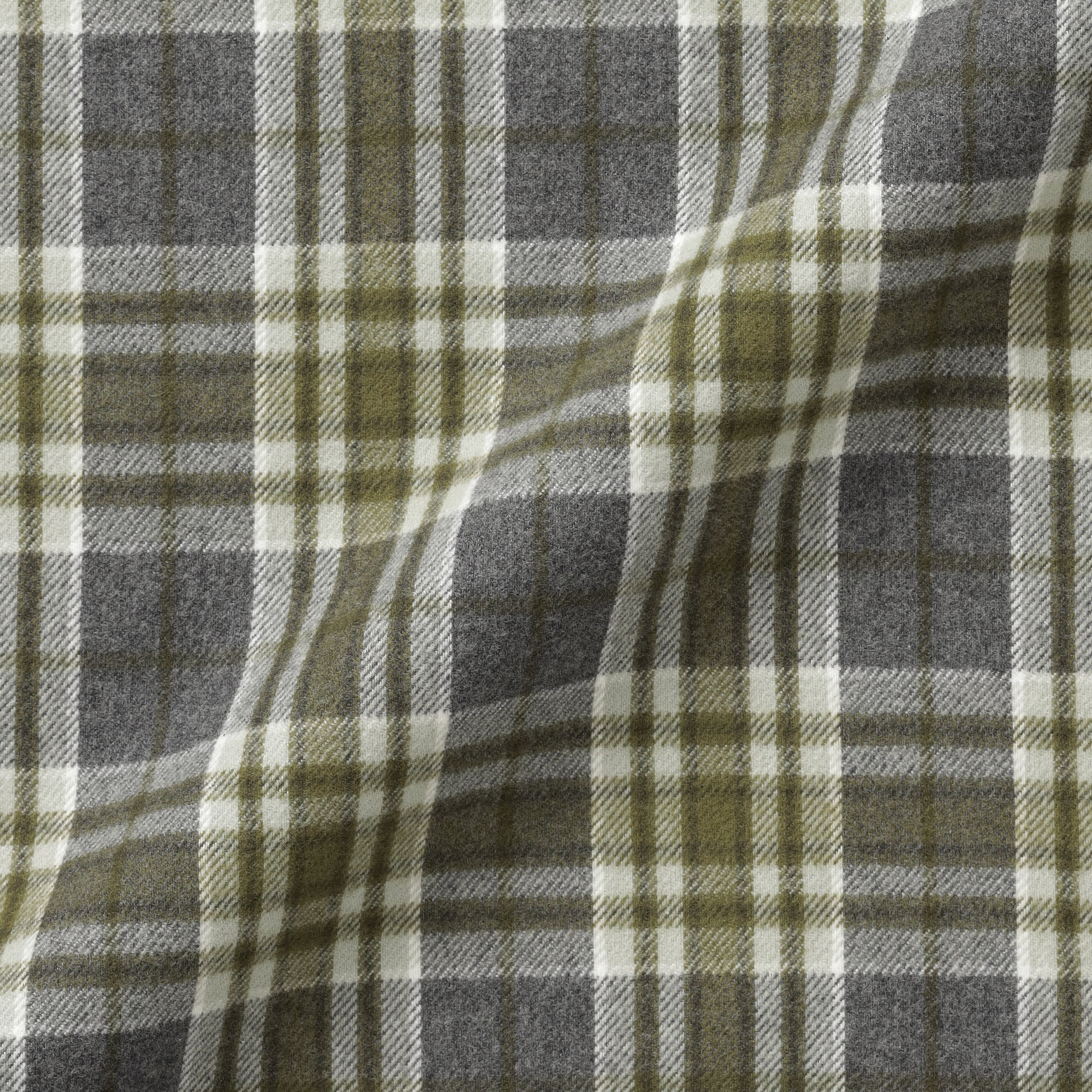 Flannel Stand Collar Shirt - Image 36