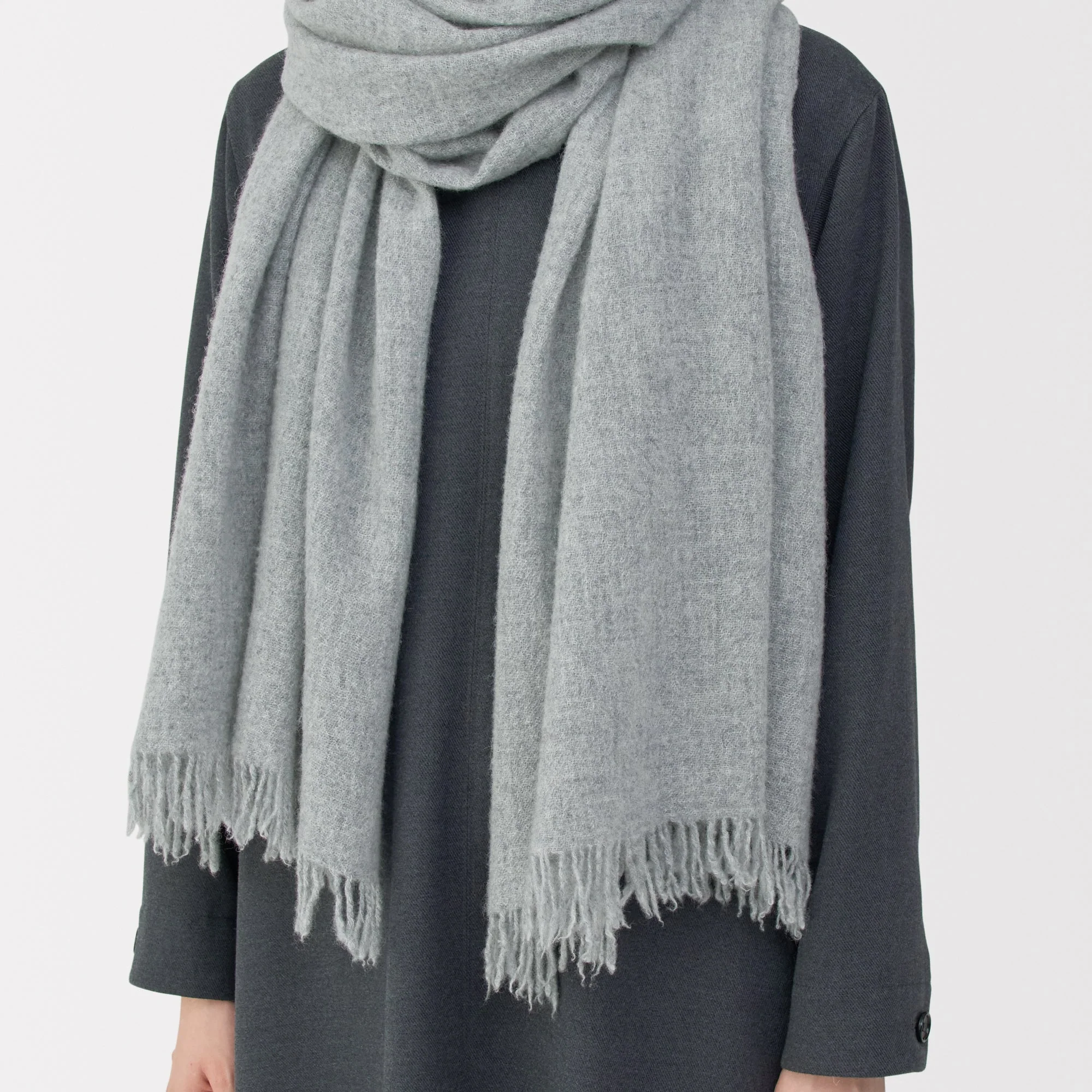 Fluffy Wool Blanket Stole - Image 10