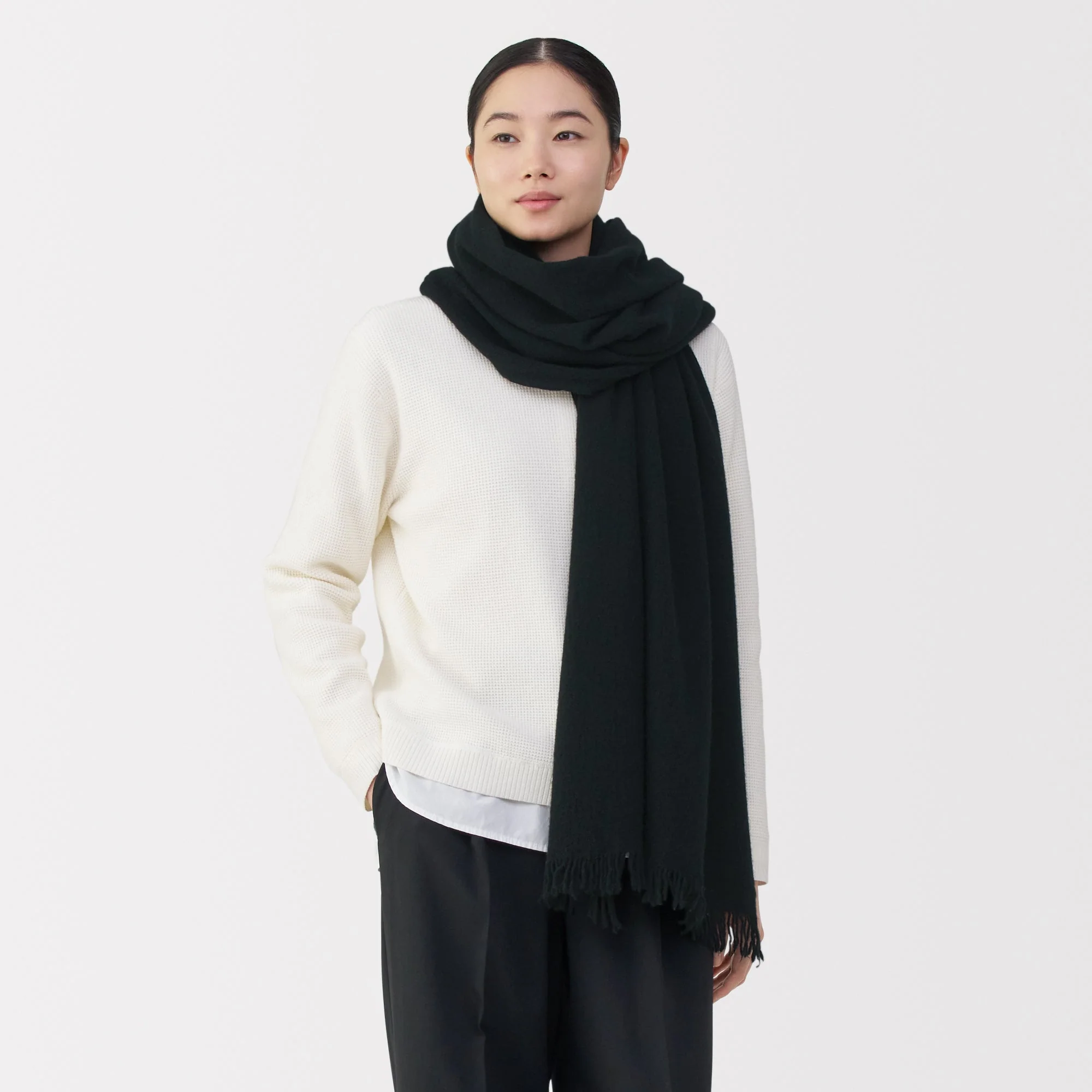 Fluffy Wool Blanket Stole - Image 13
