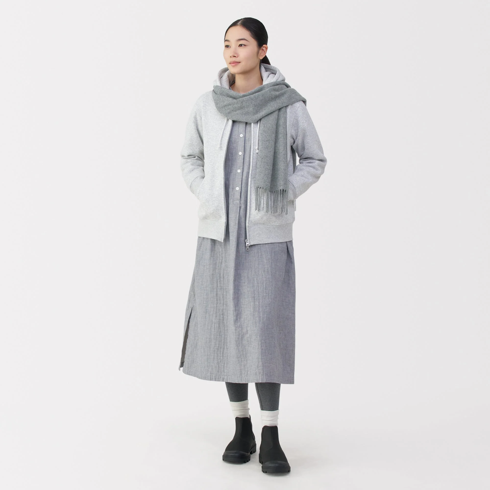 Fluffy Wool Scarf - Image 9