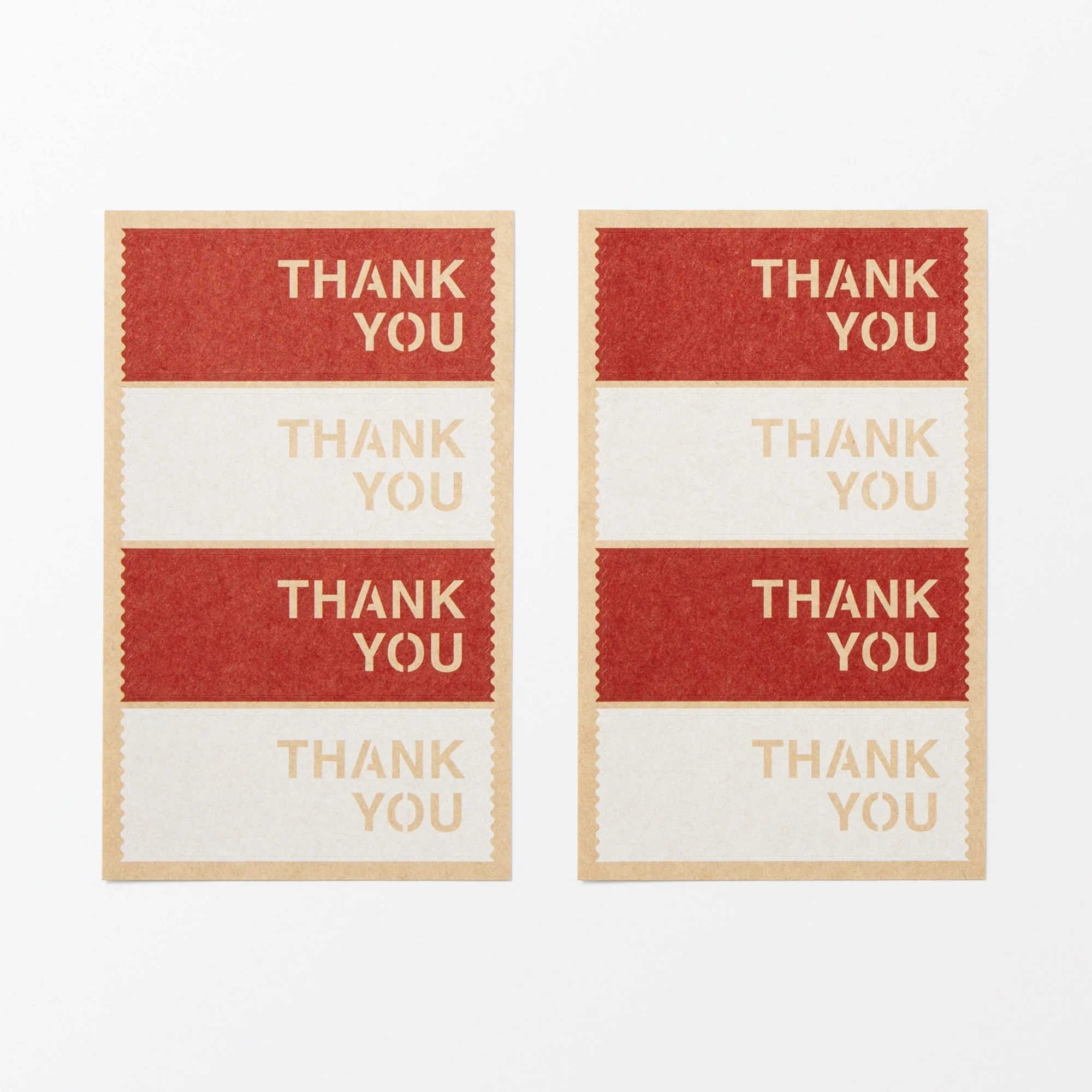 Gift Sticker - THANK YOU - 1.4 x 3.5" - Image 3