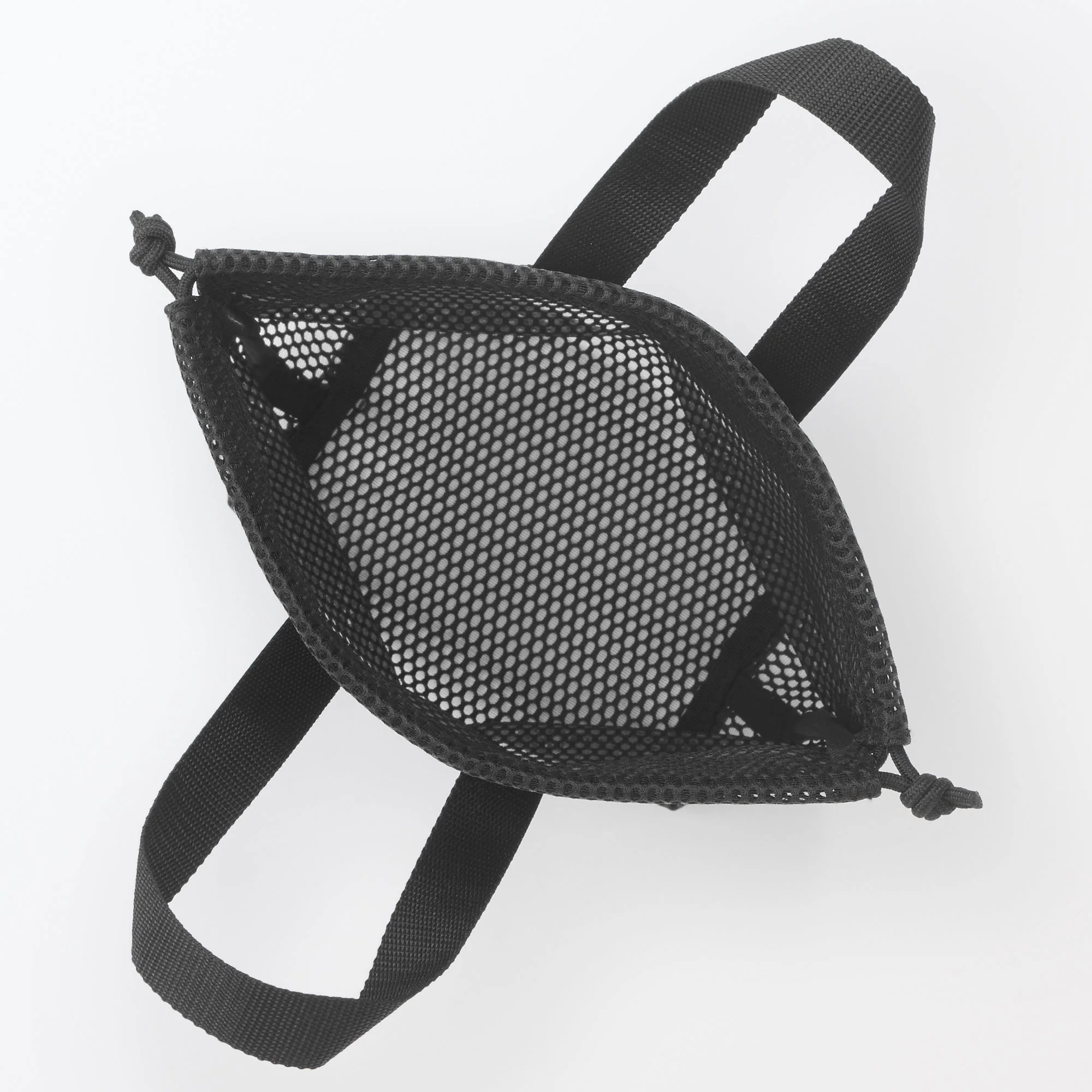 Gusset Mesh Drawstring Bag with Handle - Small - Image 9