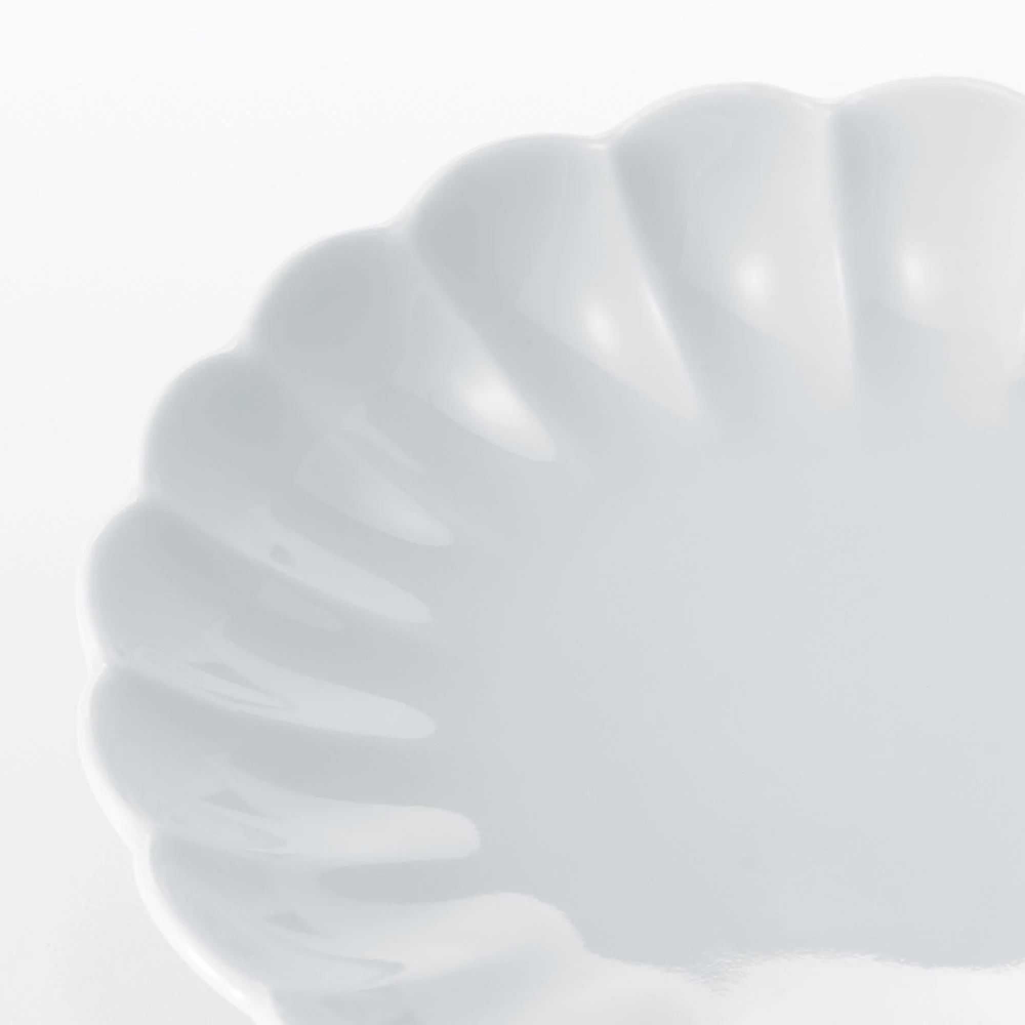 Hasami Ware Lucky Small Plate - Chrysanthemum - White - Image 5