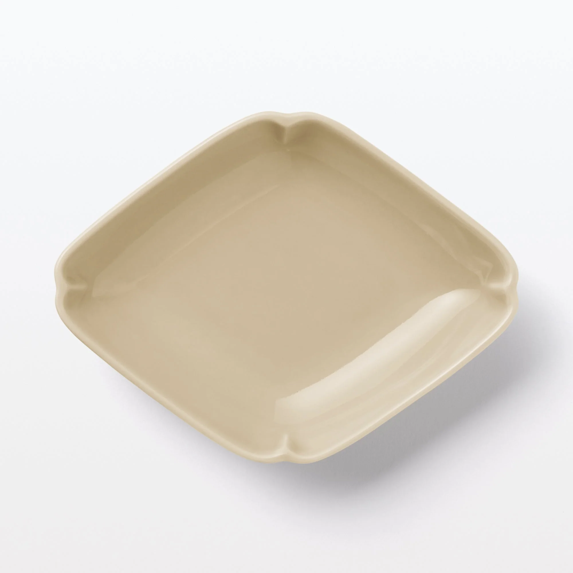 Hasami Ware Lucky Small Plate - Diamond - Steamed Chestnut - Image 3