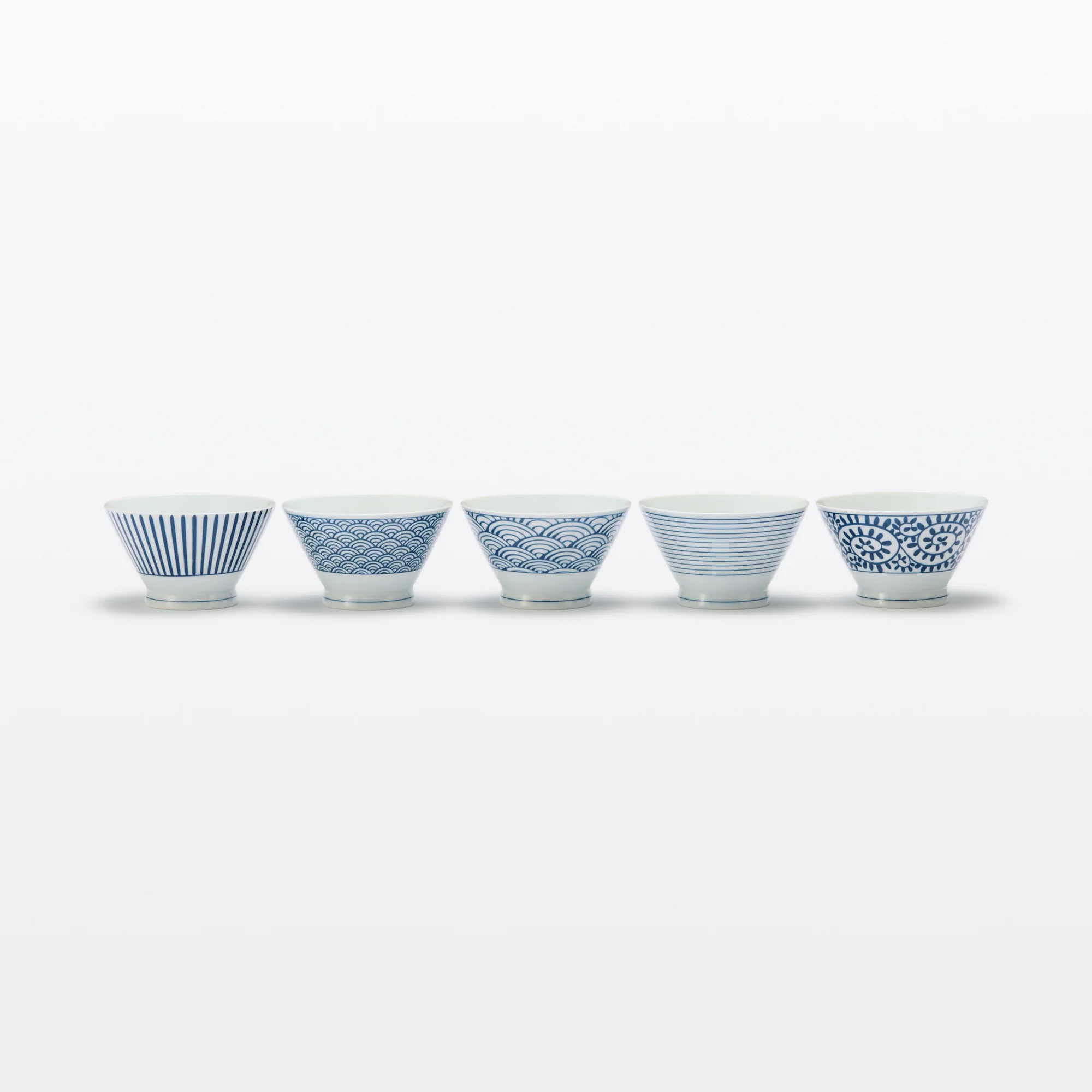Hasami Ware Rice Bowl - Arabesque Pattern - Image 18