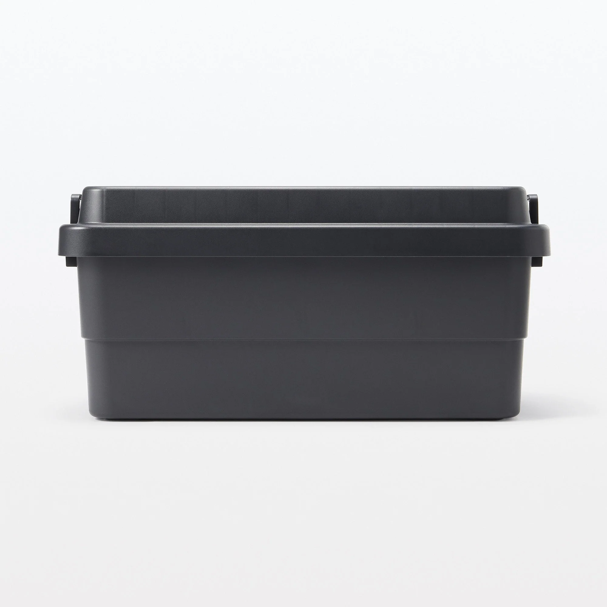 Heavy Duty Polypropylene Storage Box - Dark Gray - Extra Large 18.5 gal - Image 2
