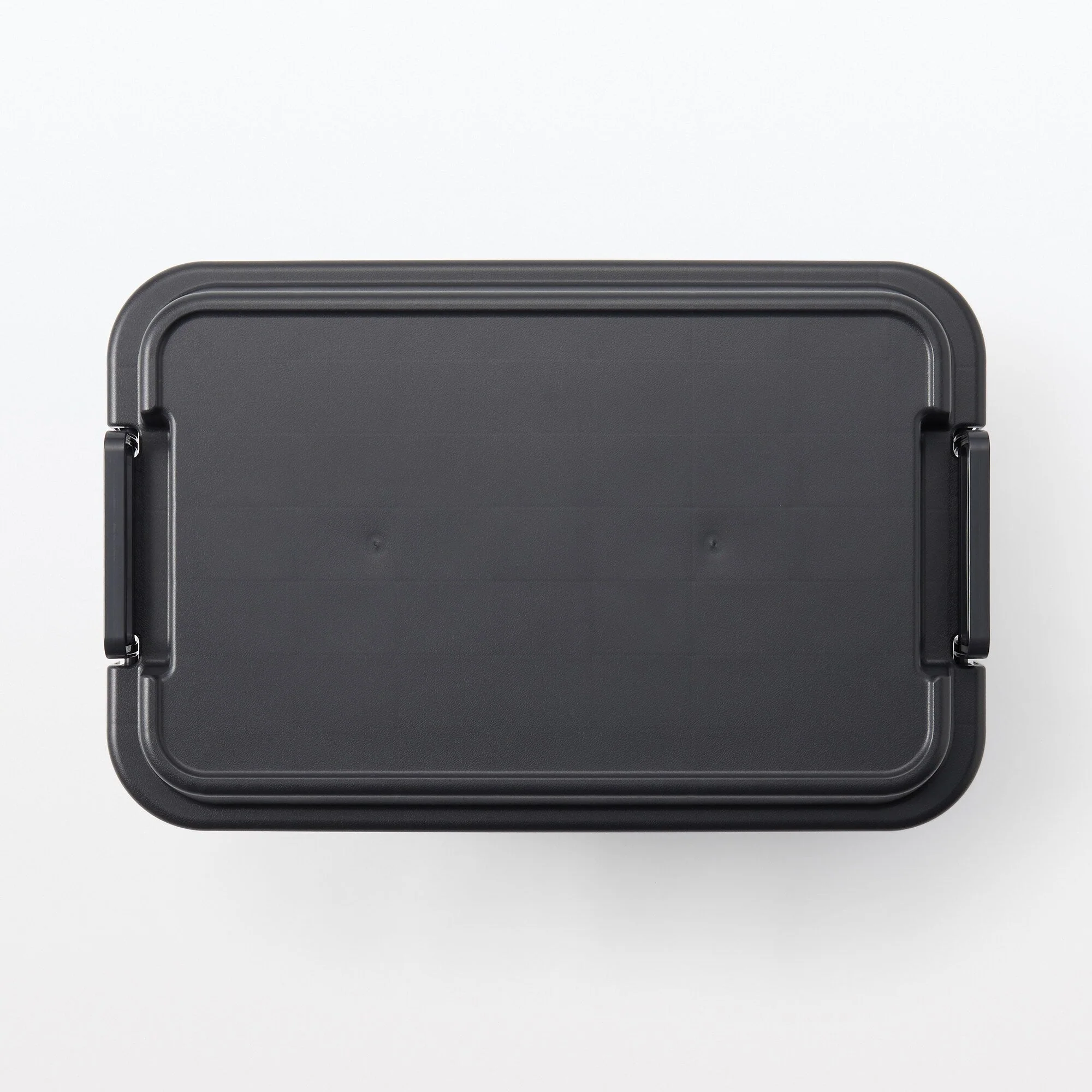 Heavy Duty Polypropylene Storage Box - Dark Gray - Large 13.2 gal - Image 3