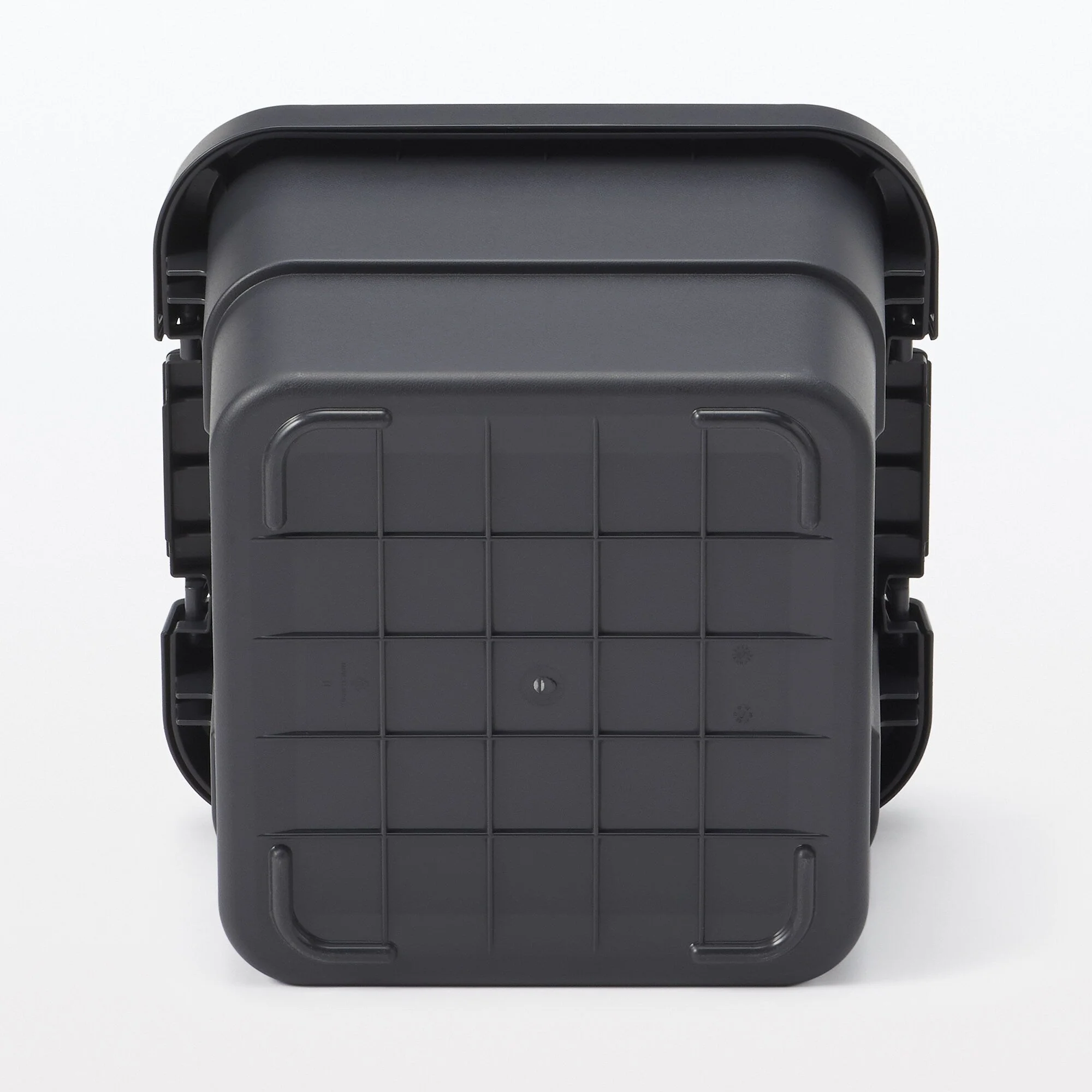 Heavy Duty Polypropylene Storage Box - Dark Gray - Small 7.9 gal - Image 5