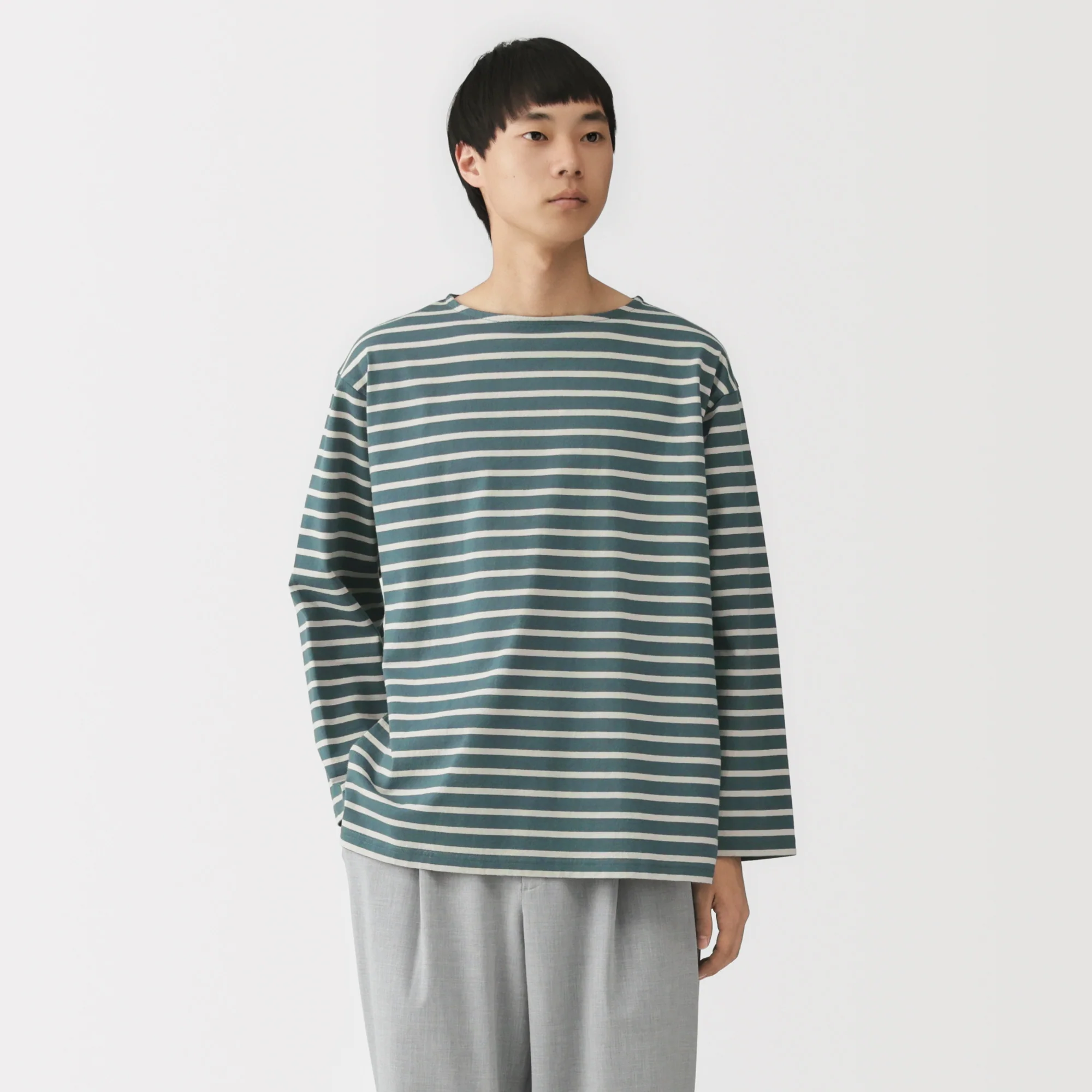 Heavyweight Cotton Boatneck T-Shirt