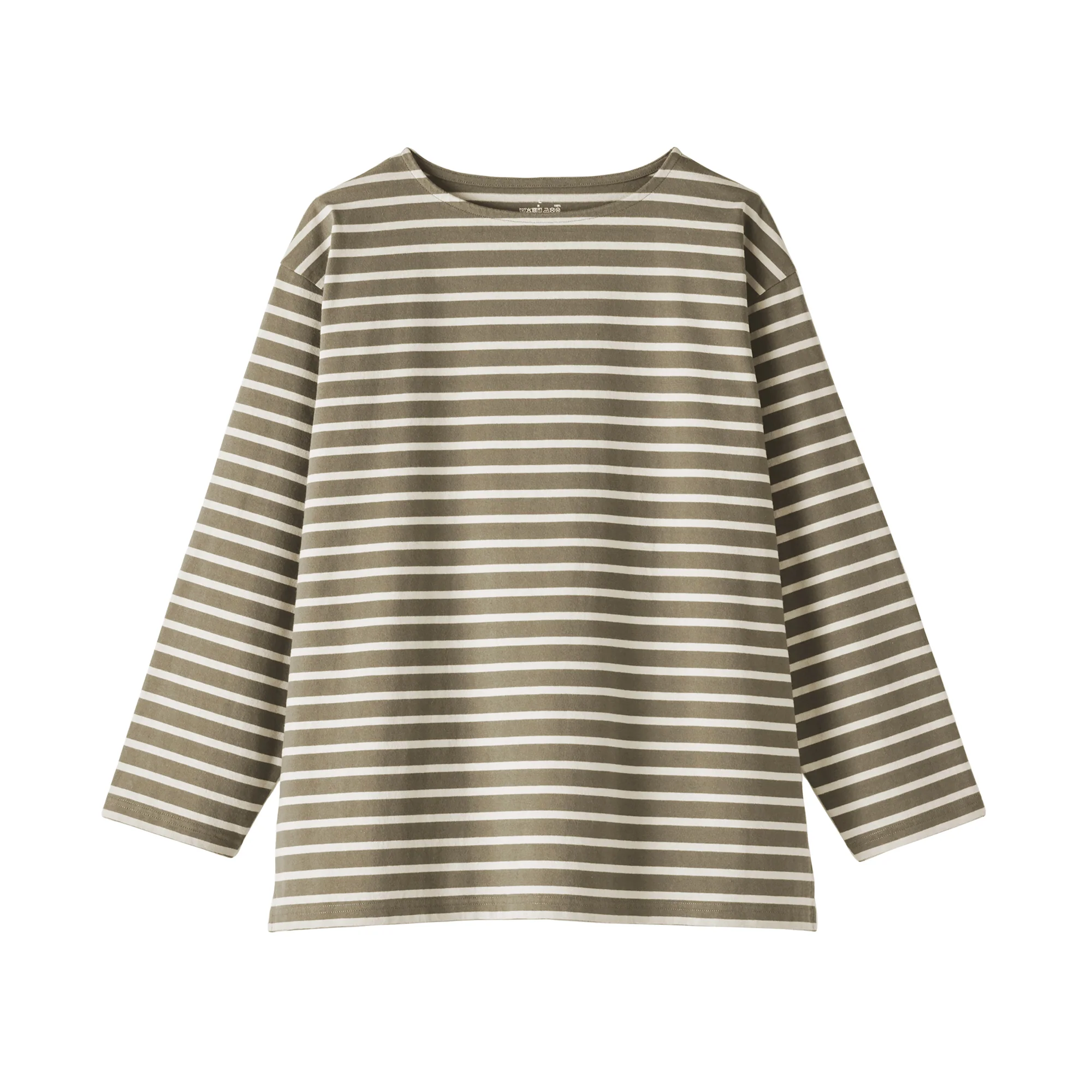 Heavyweight Cotton Boatneck T-Shirt - Image 11