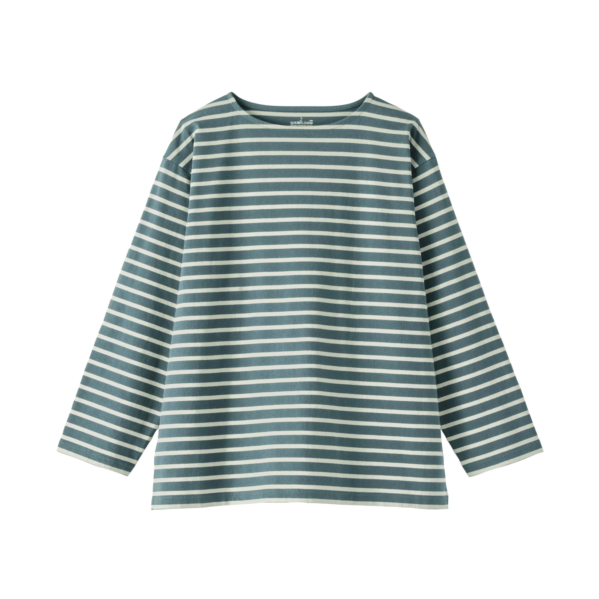 Heavyweight Cotton Boatneck T-Shirt - Image 2