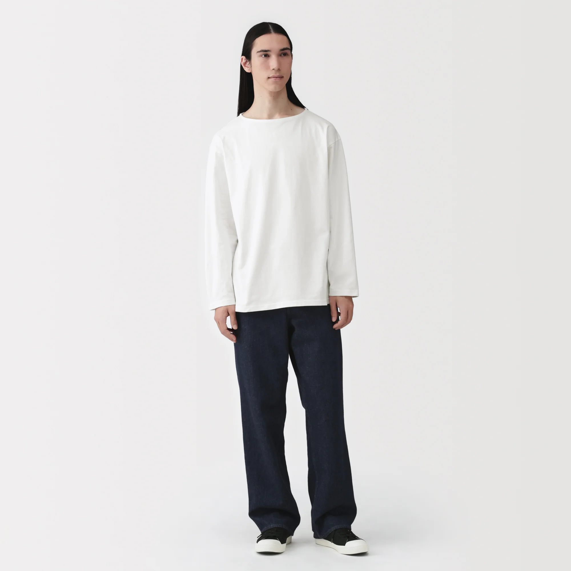 Heavyweight Cotton Boatneck T-Shirt - Image 22