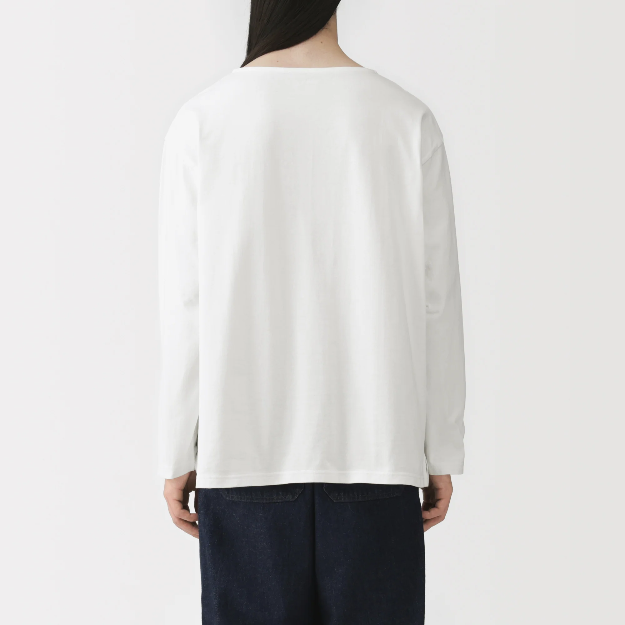 Heavyweight Cotton Boatneck T-Shirt - Image 33