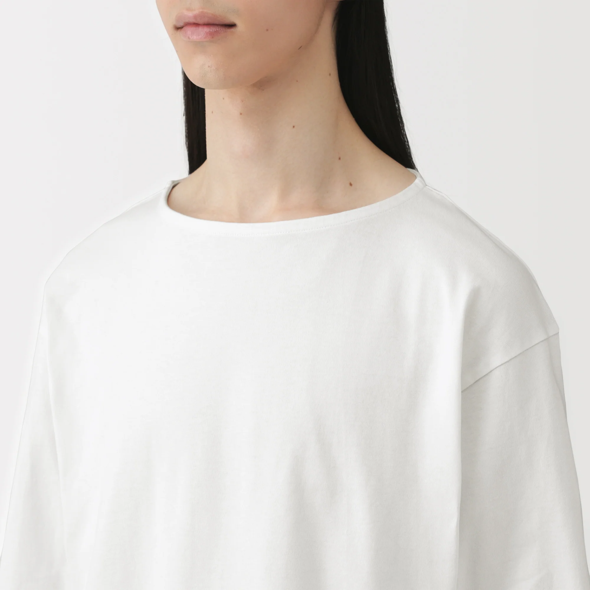Heavyweight Cotton Boatneck T-Shirt - Image 52
