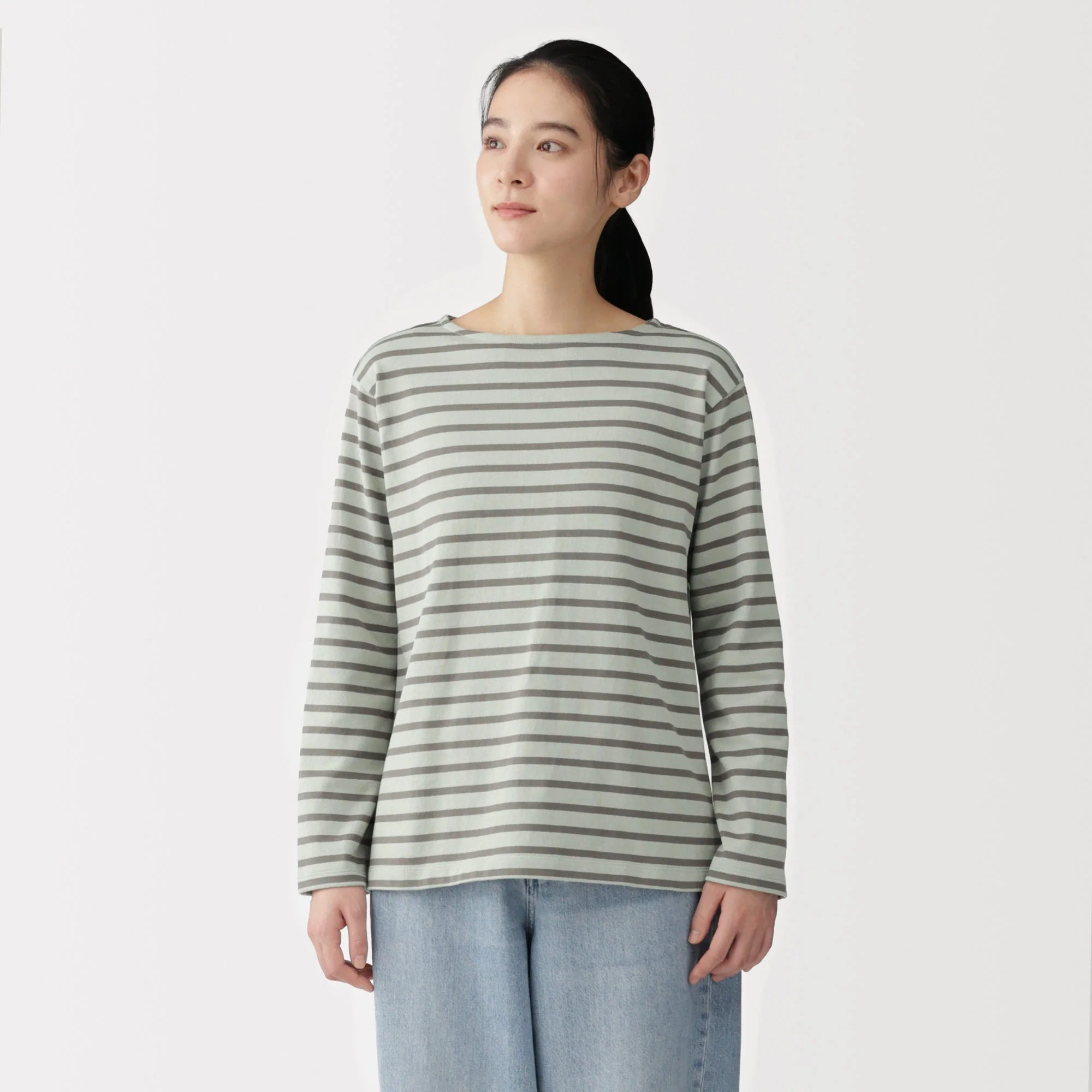 Heavyweight Cotton Boatneck T-Shirt