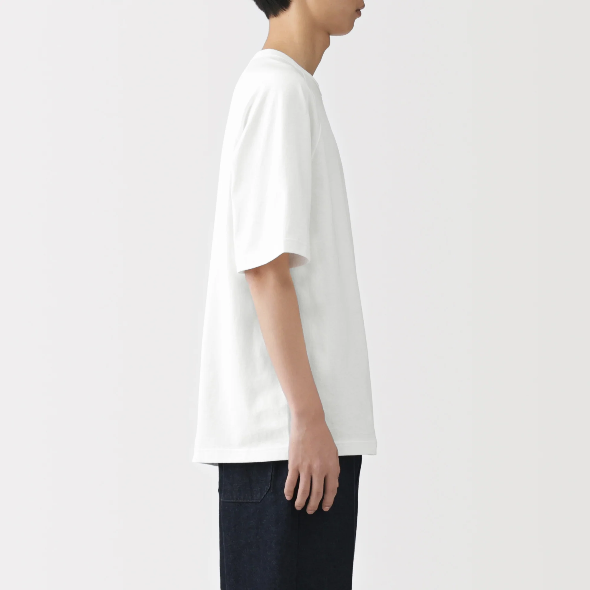 Heavyweight Cotton Half Sleeve T-Shirt - Image 29