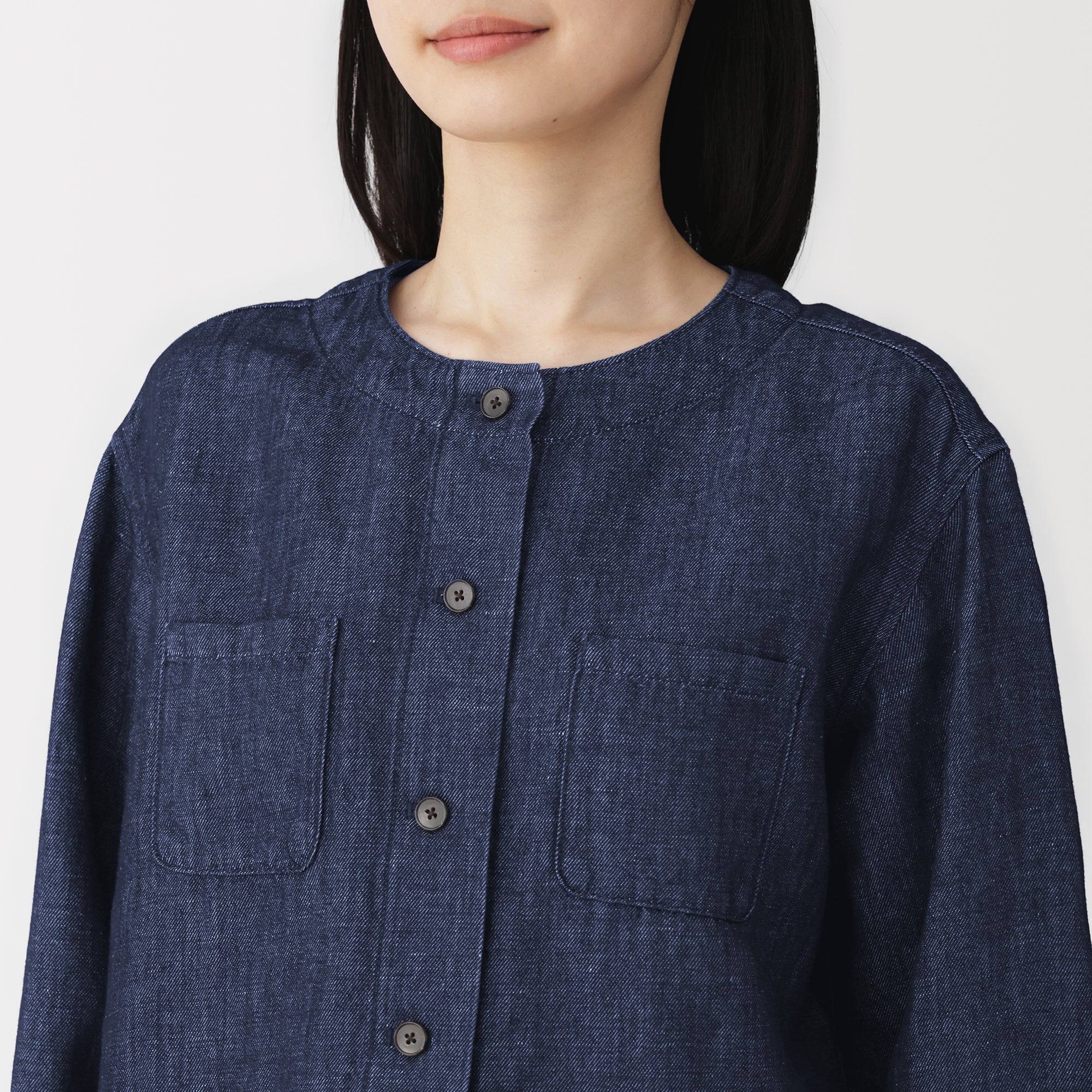 Hemp Blend Denim Shirt - Image 7