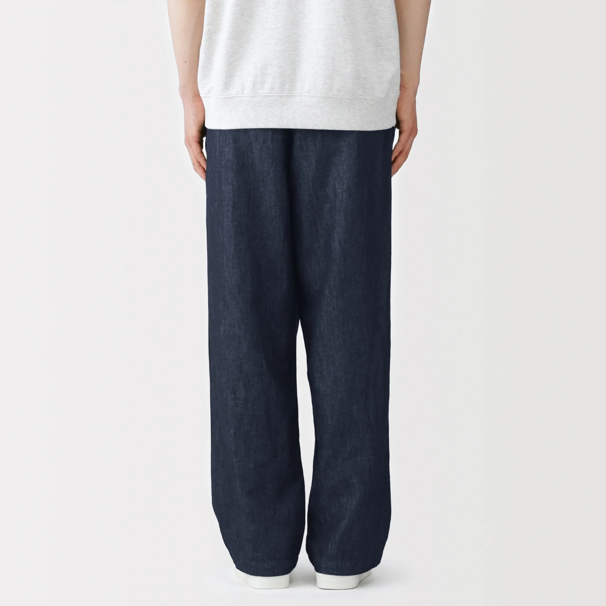 Hemp Blend Denim Straight Pants - Image 6