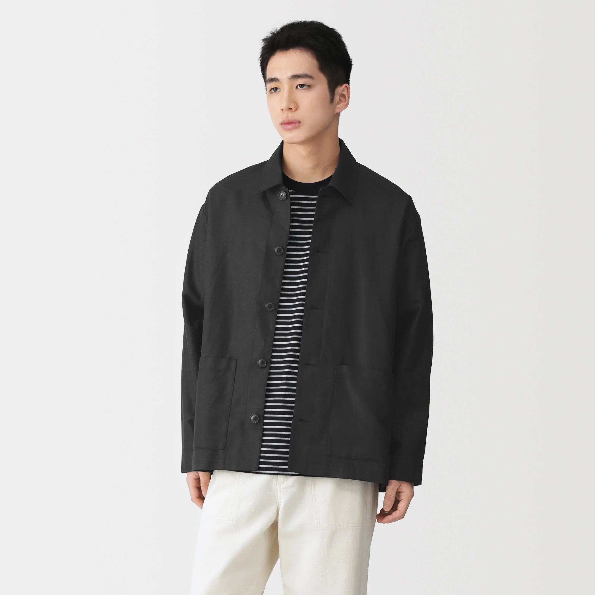 Hemp Blend Twill Jacket - Image 12