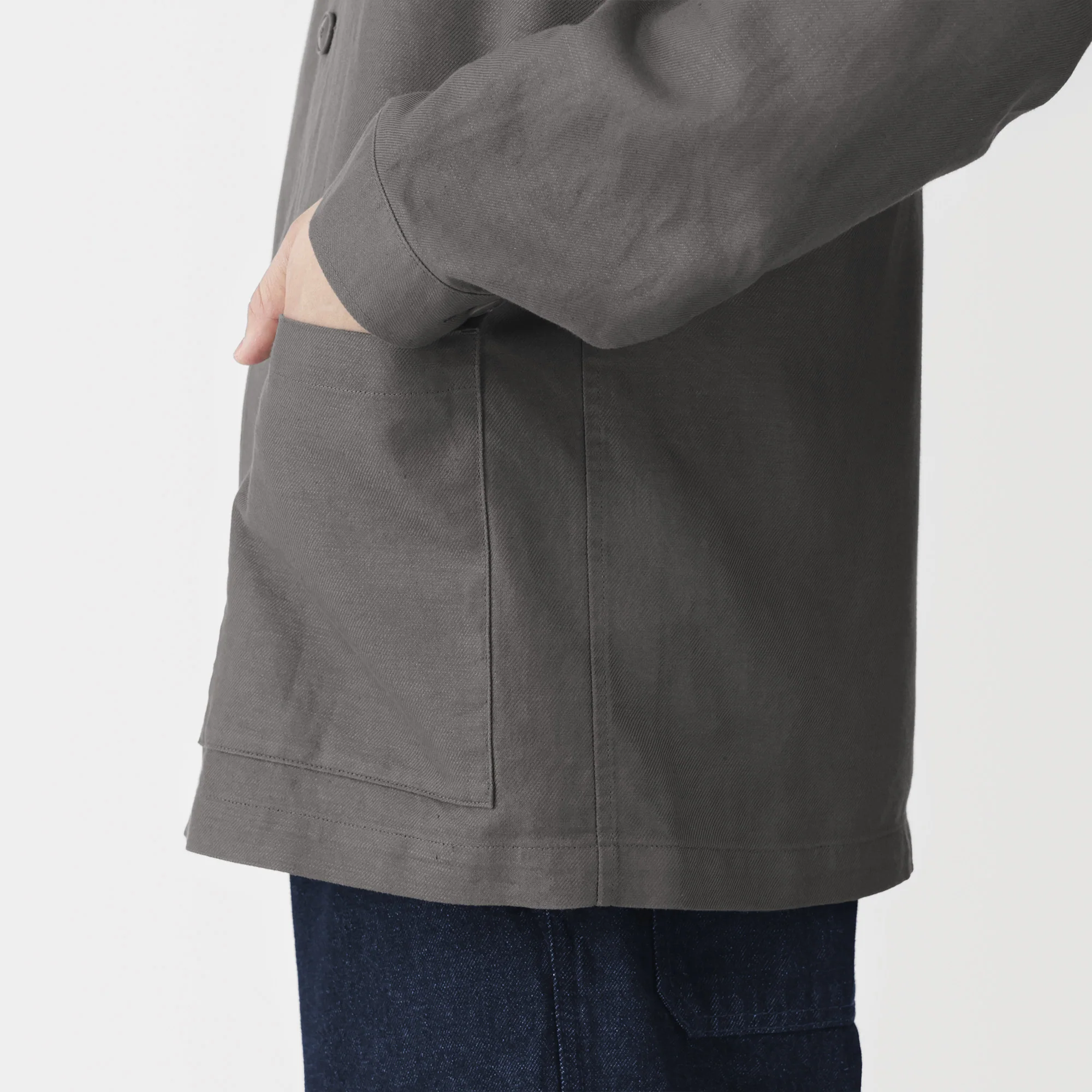 Hemp Blend Twill Jacket - Image 26