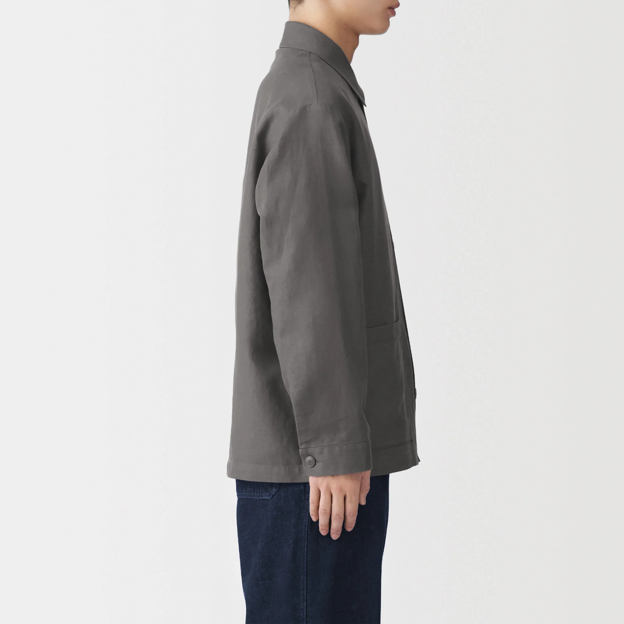 Hemp Blend Twill Jacket - Image 5