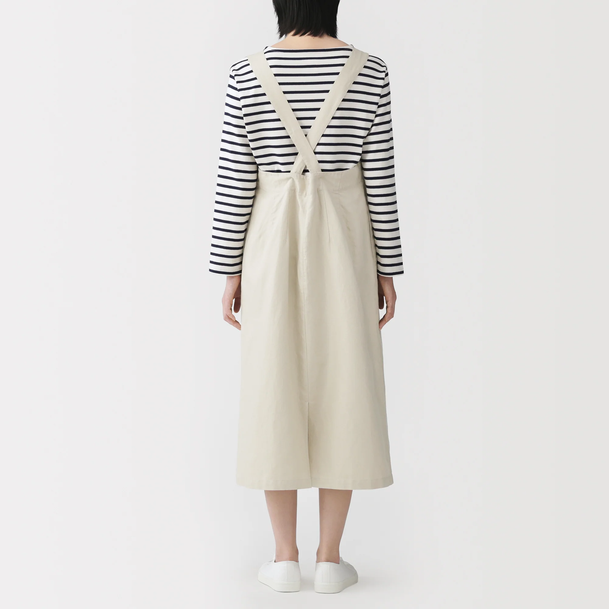 Hemp Blend Twill Jumper Skirt - Image 5
