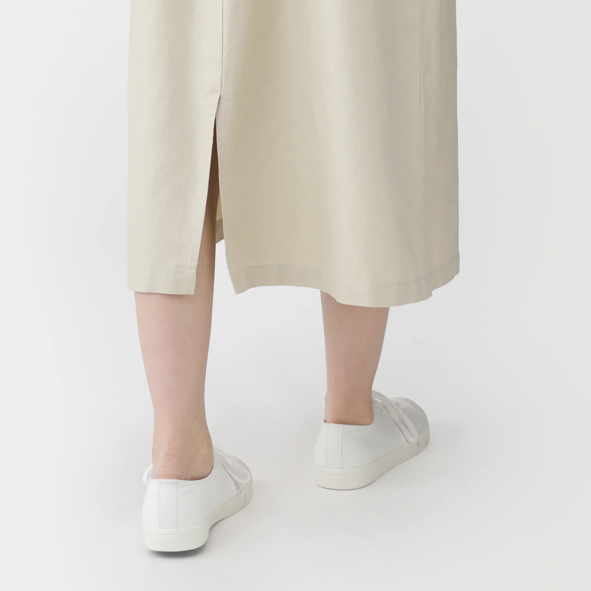 Hemp Blend Twill Jumper Skirt - Image 8