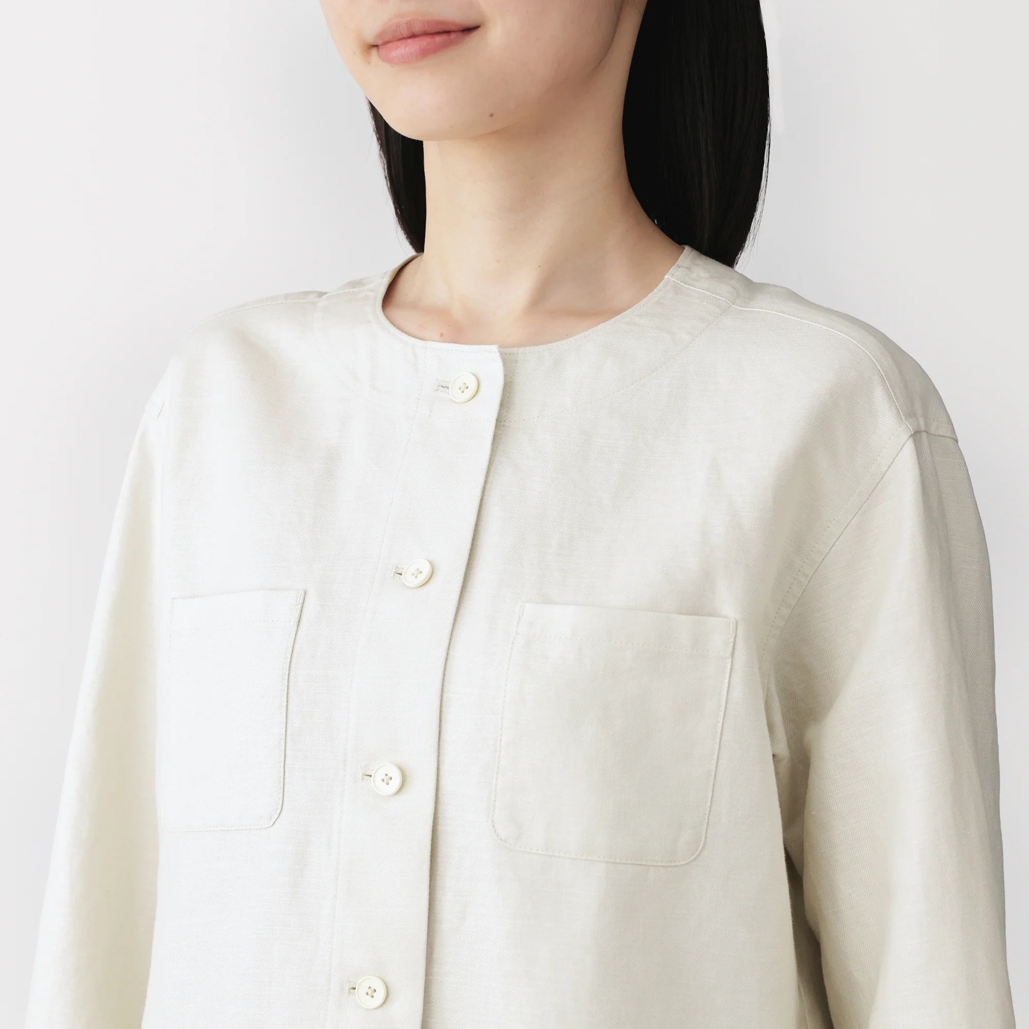 Hemp Blend Twill Shirt - Image 7
