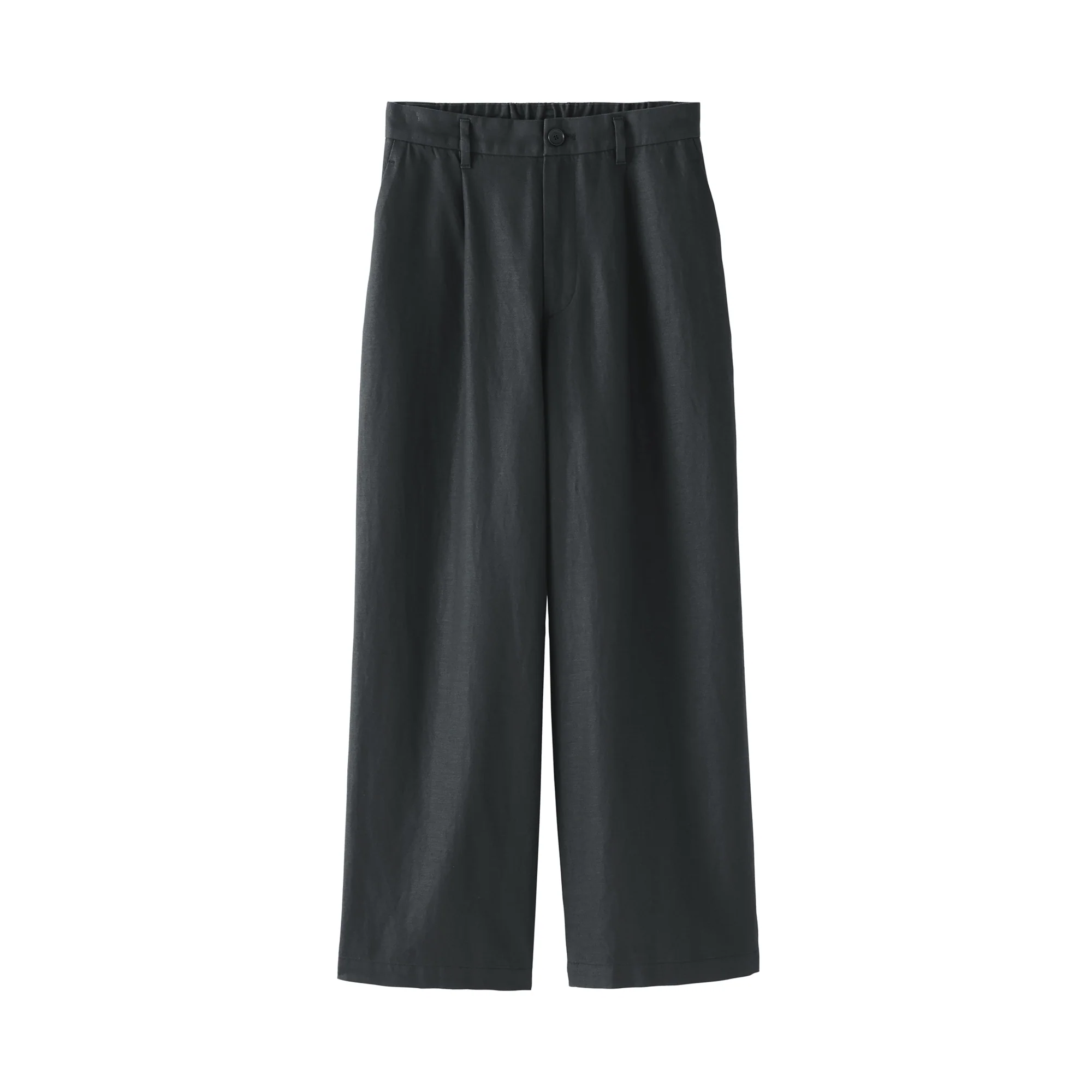 Hemp Blend Twill Straight Pants - Image 11