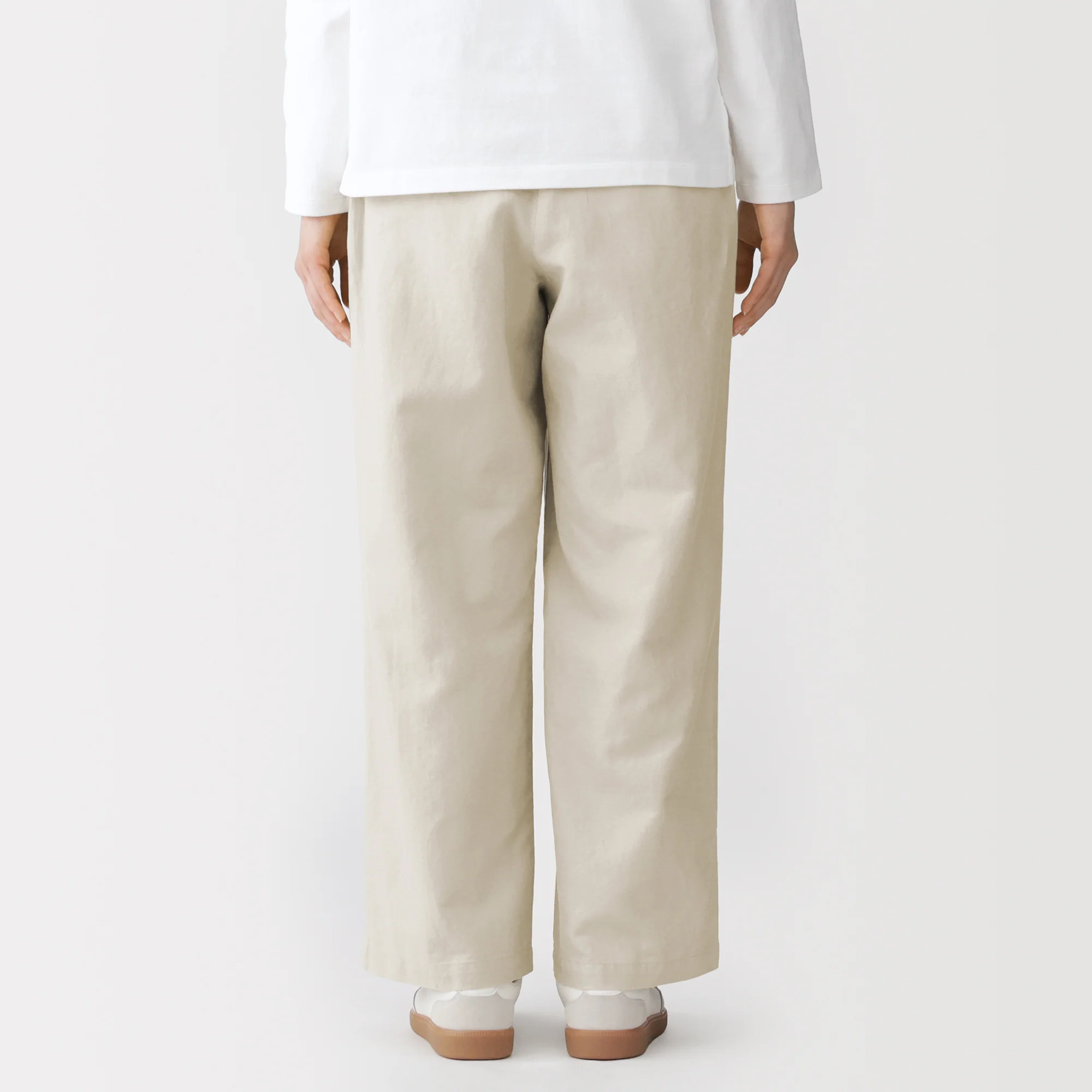Hemp Blend Twill Straight Pants - Image 15