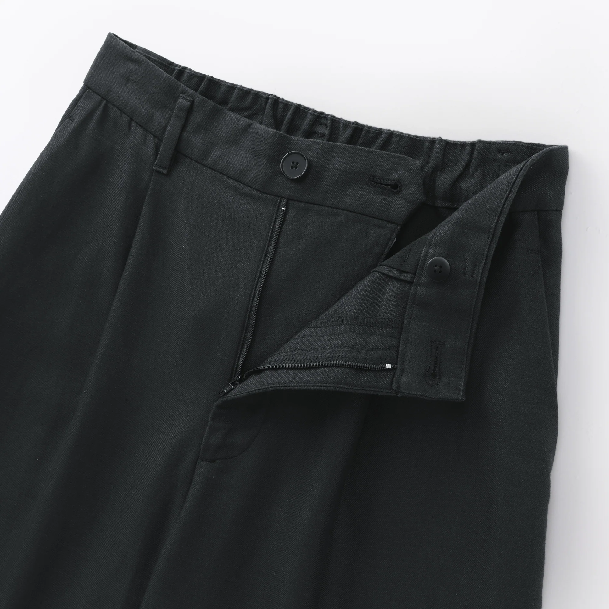Hemp Blend Twill Straight Pants - Image 18