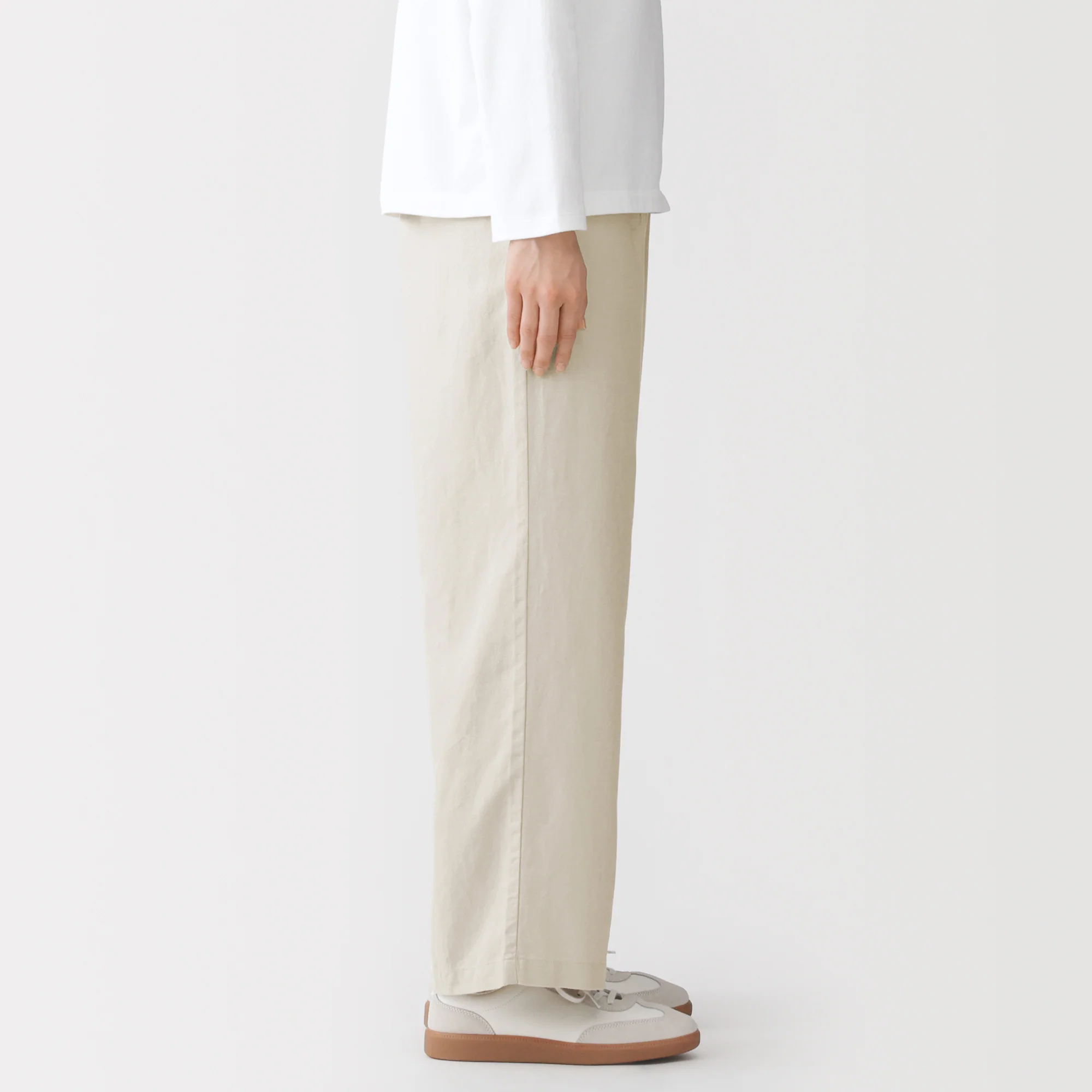 Hemp Blend Twill Straight Pants - Image 5