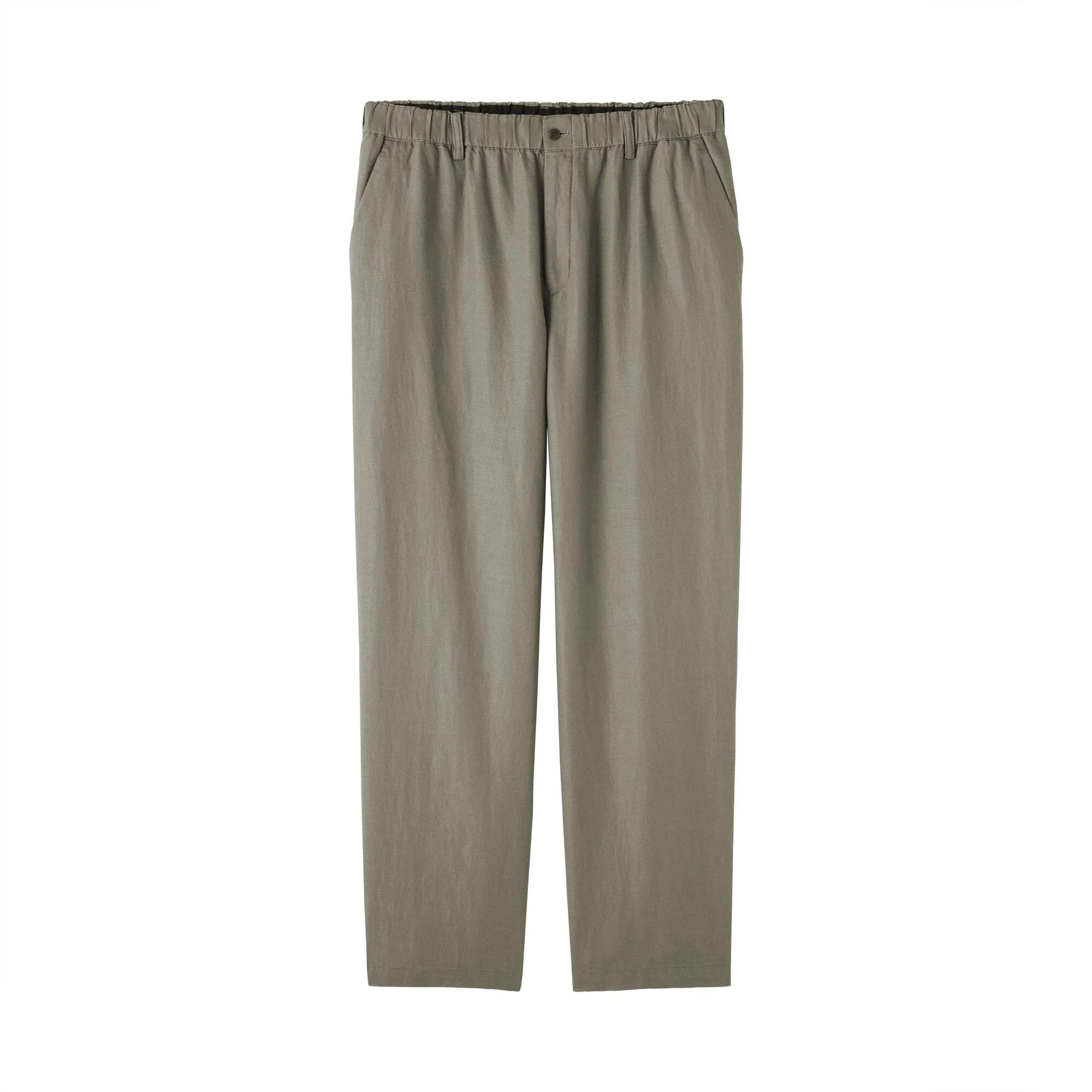 Hemp Cotton Twill Straight Pants - Image 10