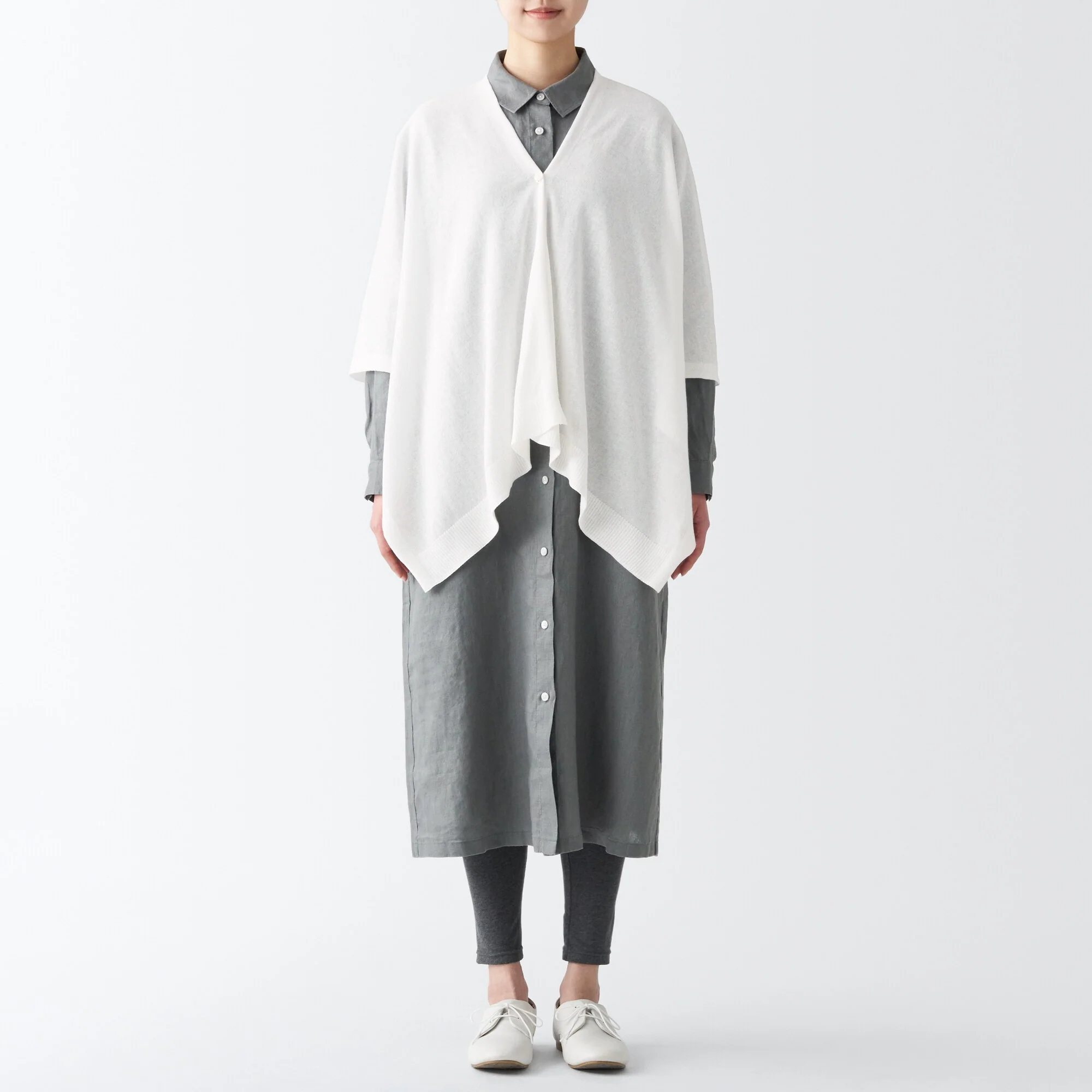 High-Twist Cotton Buttoned Bolero - Image 20