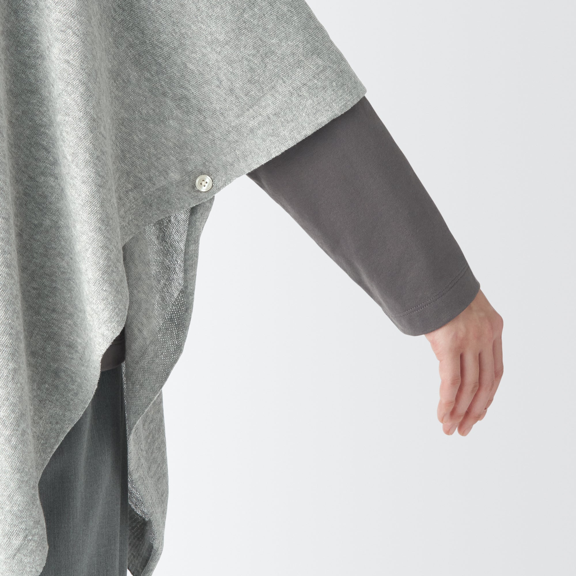 High-Twist Cotton Buttoned Bolero - Image 32