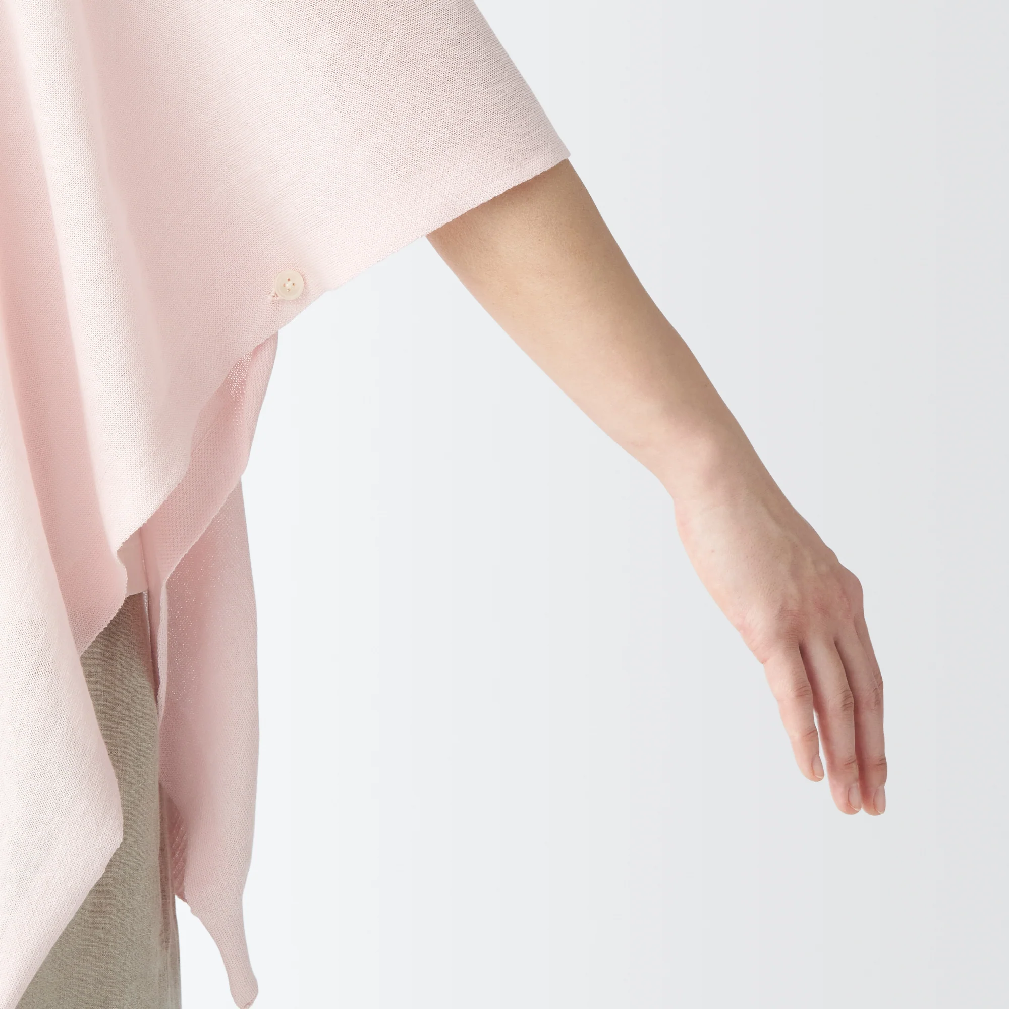 High-Twist Cotton Buttoned Bolero - Image 48