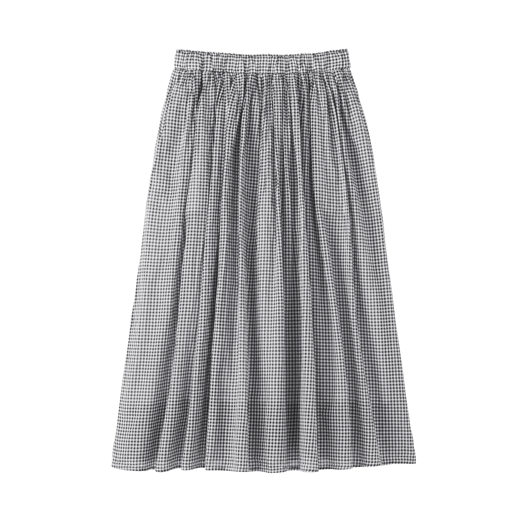 High-Twist Cotton Gathered Skirt - Image 12