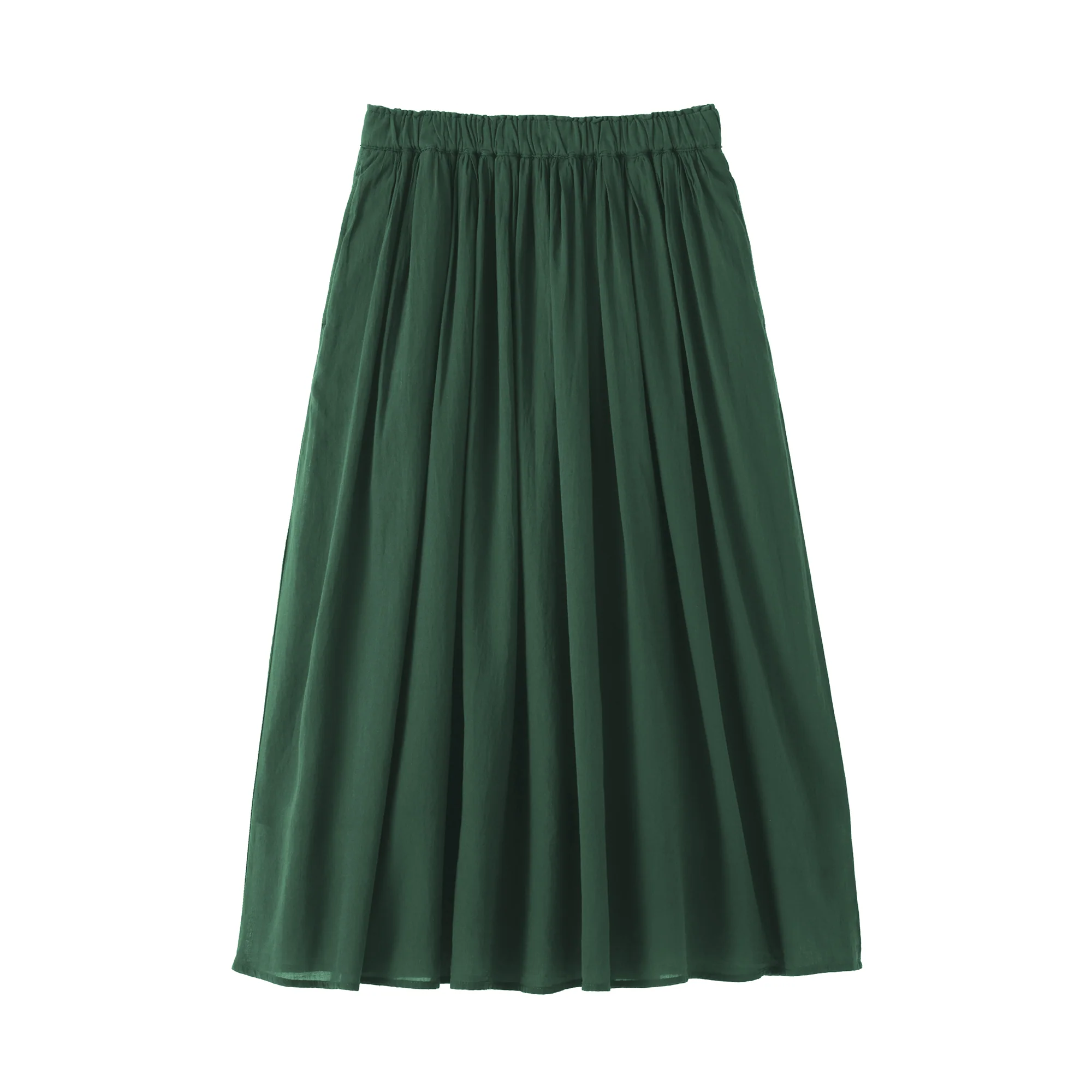 High-Twist Cotton Gathered Skirt - Image 32