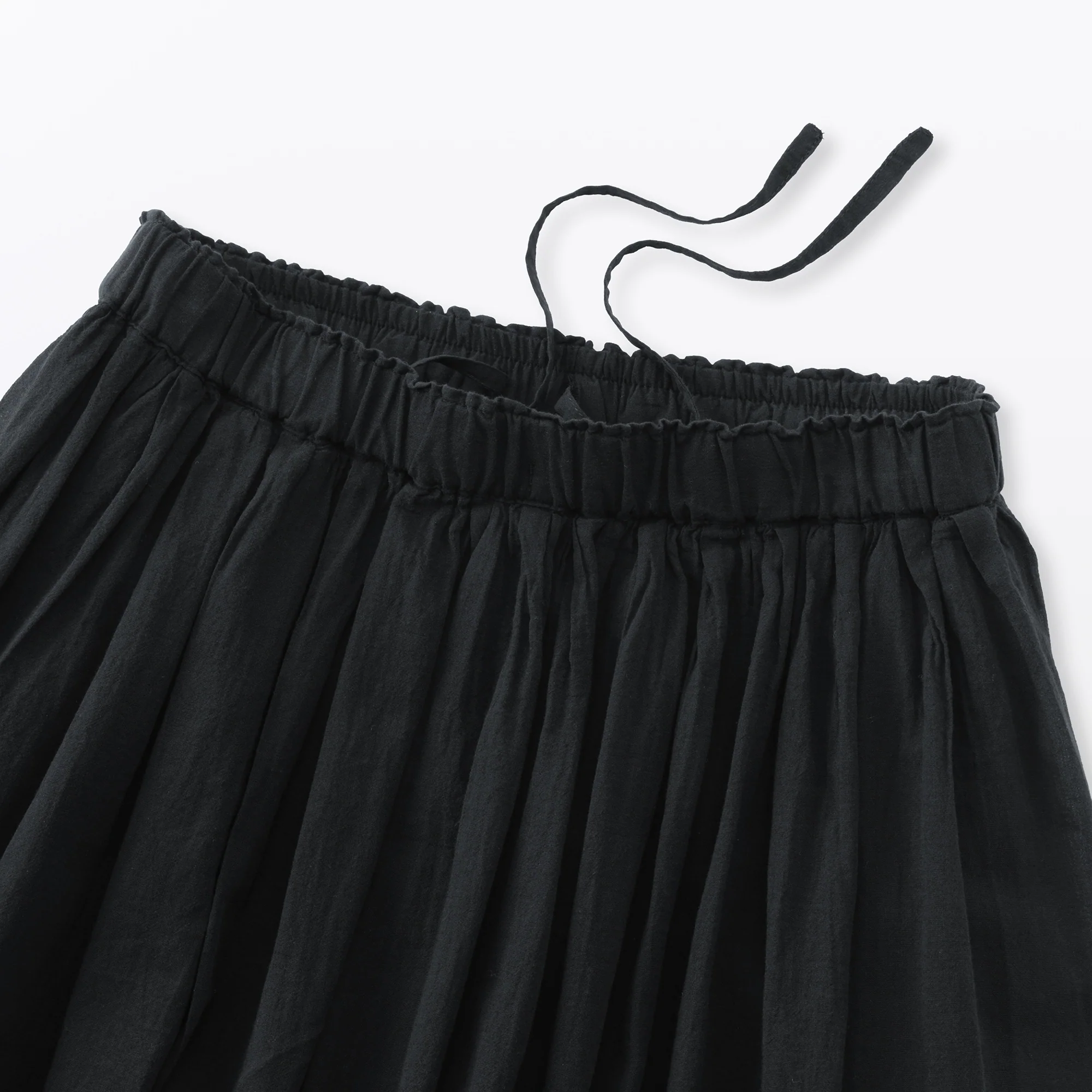 High-Twist Cotton Gathered Skirt - Image 9