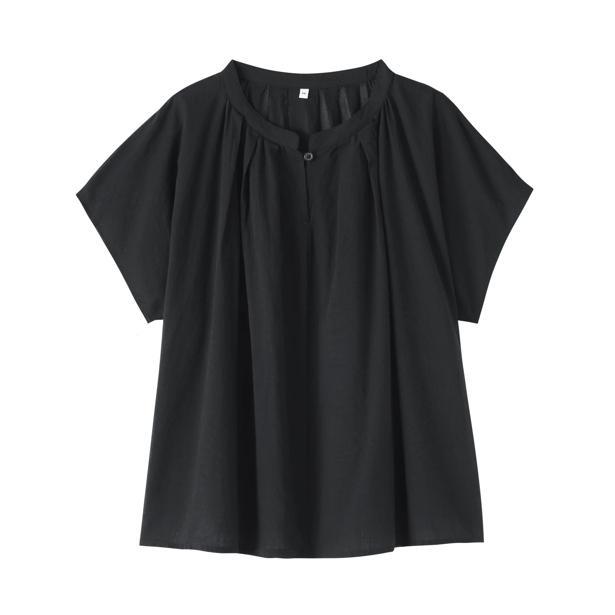 High-Twist Cotton Sheer Blouse - Image 10